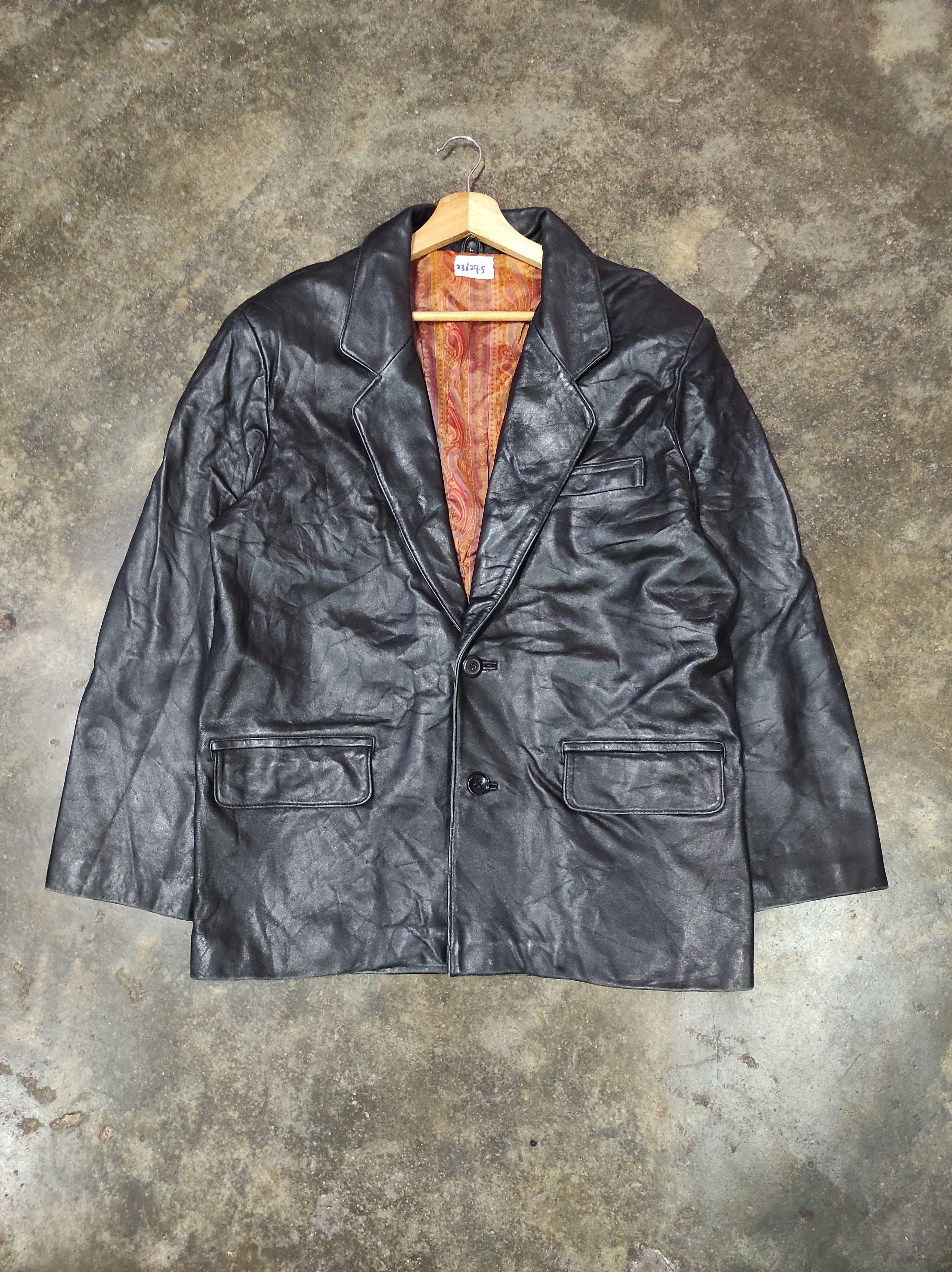 Japanese Brand × Vintage SHEEPSKIN VTG LEATHER JACKET COAT Size US L / EU 52-54 / 3 - 1 Thumbnail