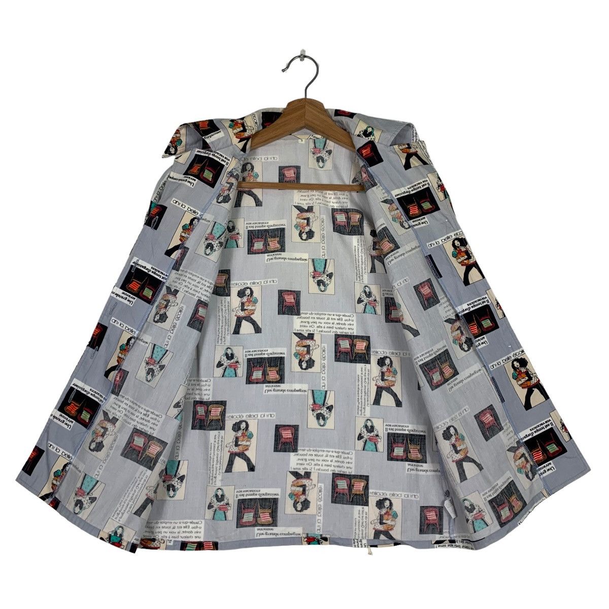 Japanese Brand BELLE ETOILE Fullprint Shirt #0117-C6 Size S / US 4 / IT 40 - 12 Thumbnail
