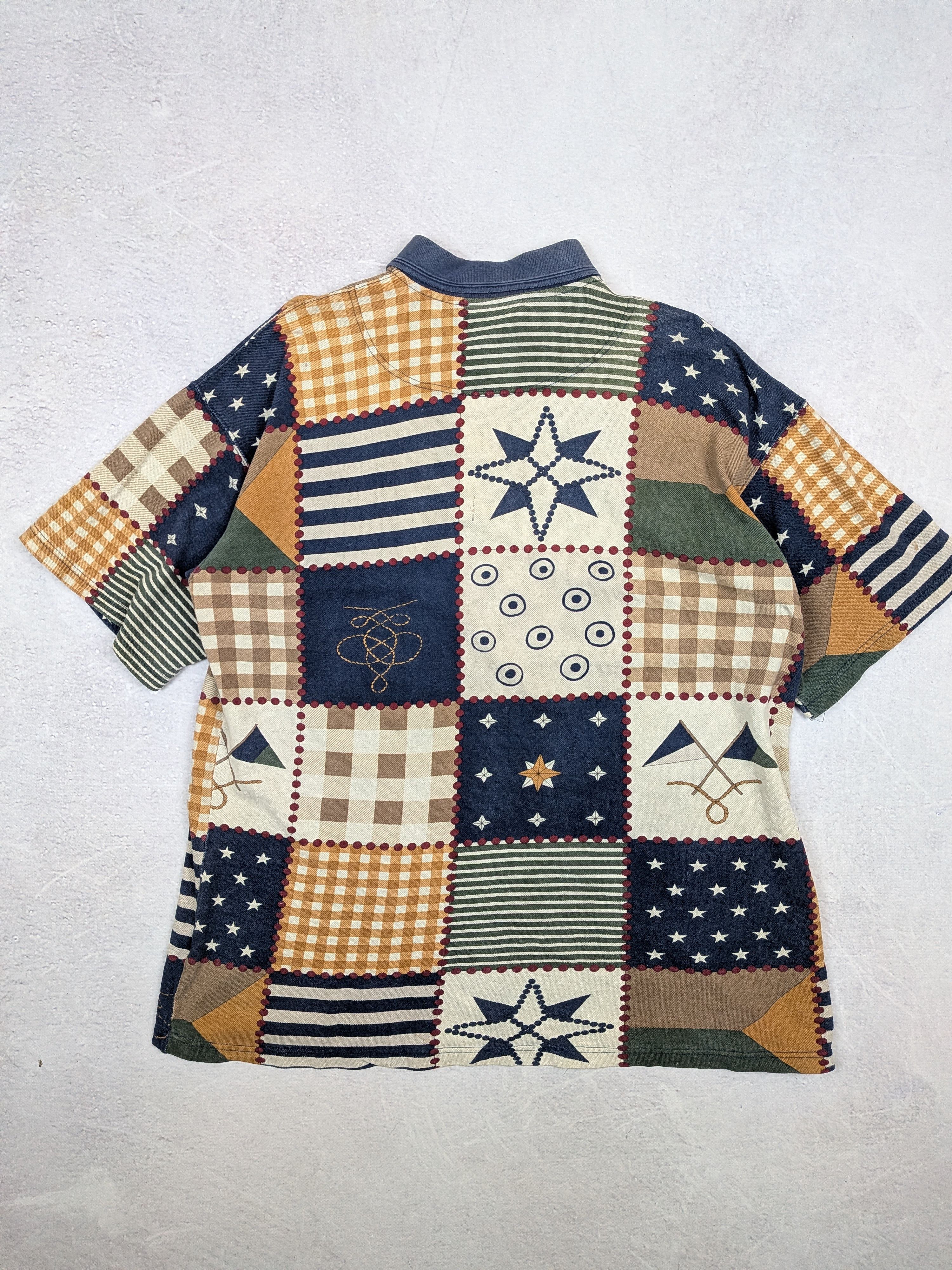 Other Modango Homme Vintage 90s All Over Print Polo Shirt Size L Size US L / EU 52-54 / 3 - 2 Thumbnail