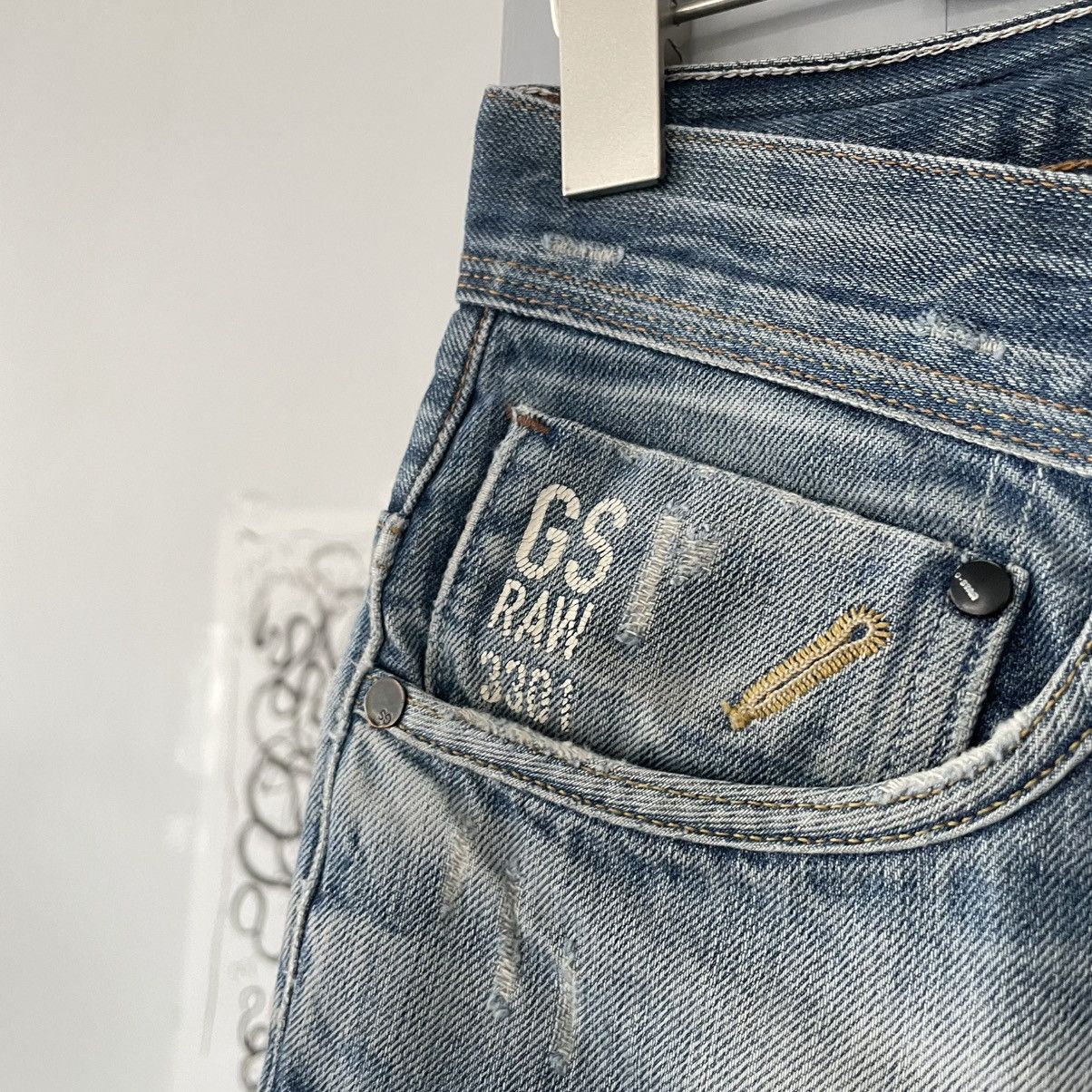 G-Star × Vintage Vintage 00’s G-star RAW Distressed Denim Pants Y2K Size US 32 / EU 48 - 7 Thumbnail