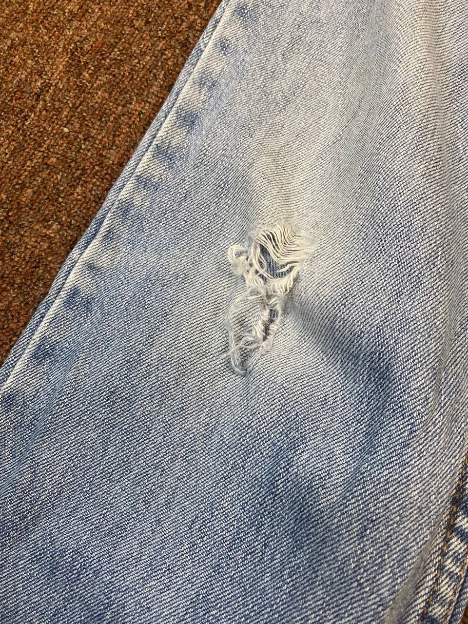 Levi's levis 516 lightwash distressed denim nice design Size US 34 / EU 50 - 10 Thumbnail