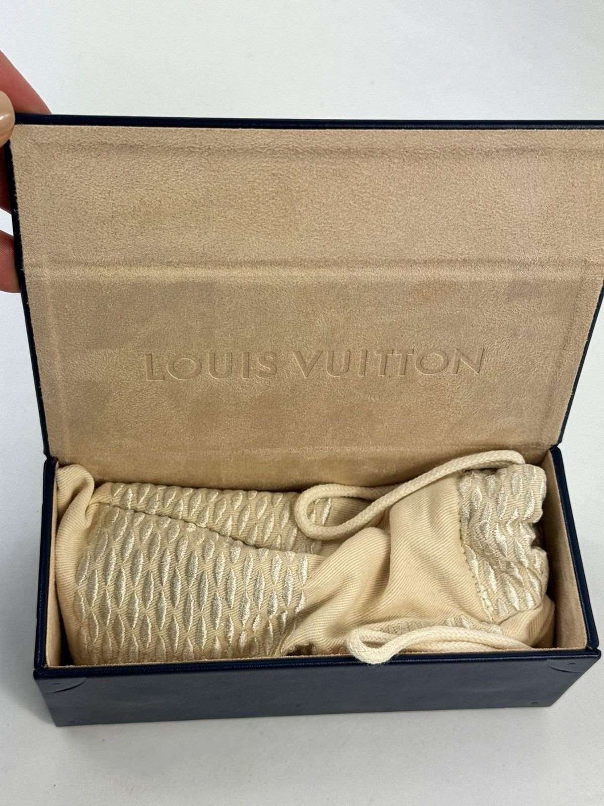 Louis Vuitton 24K GOLD PLATED DAMIER SUNGLASSES (VERY RARE MTO PIECE) Size ONE SIZE - 11 Thumbnail