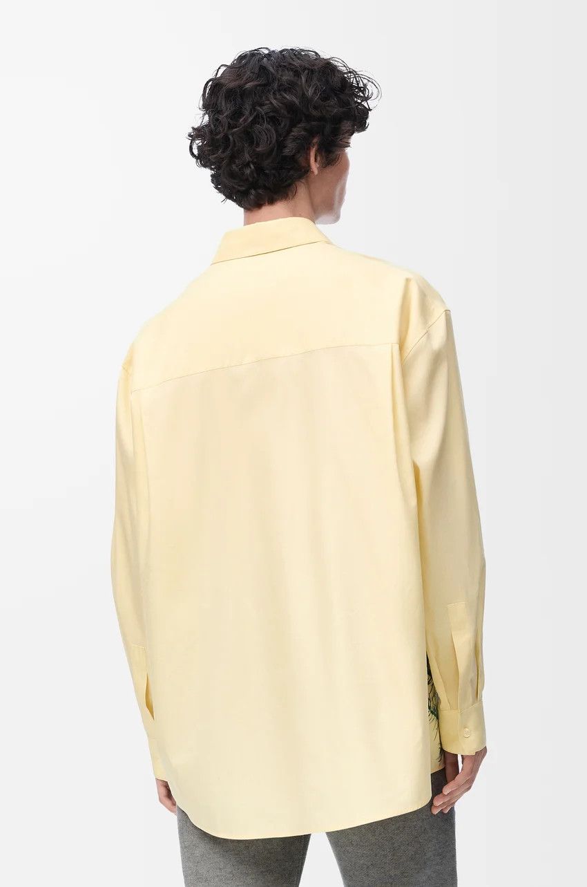 Loewe o1loc1c0525 Shirt In Cotton And Silk in Yellow/Green Size M / US 6-8 / IT 42-44 - 4 Thumbnail