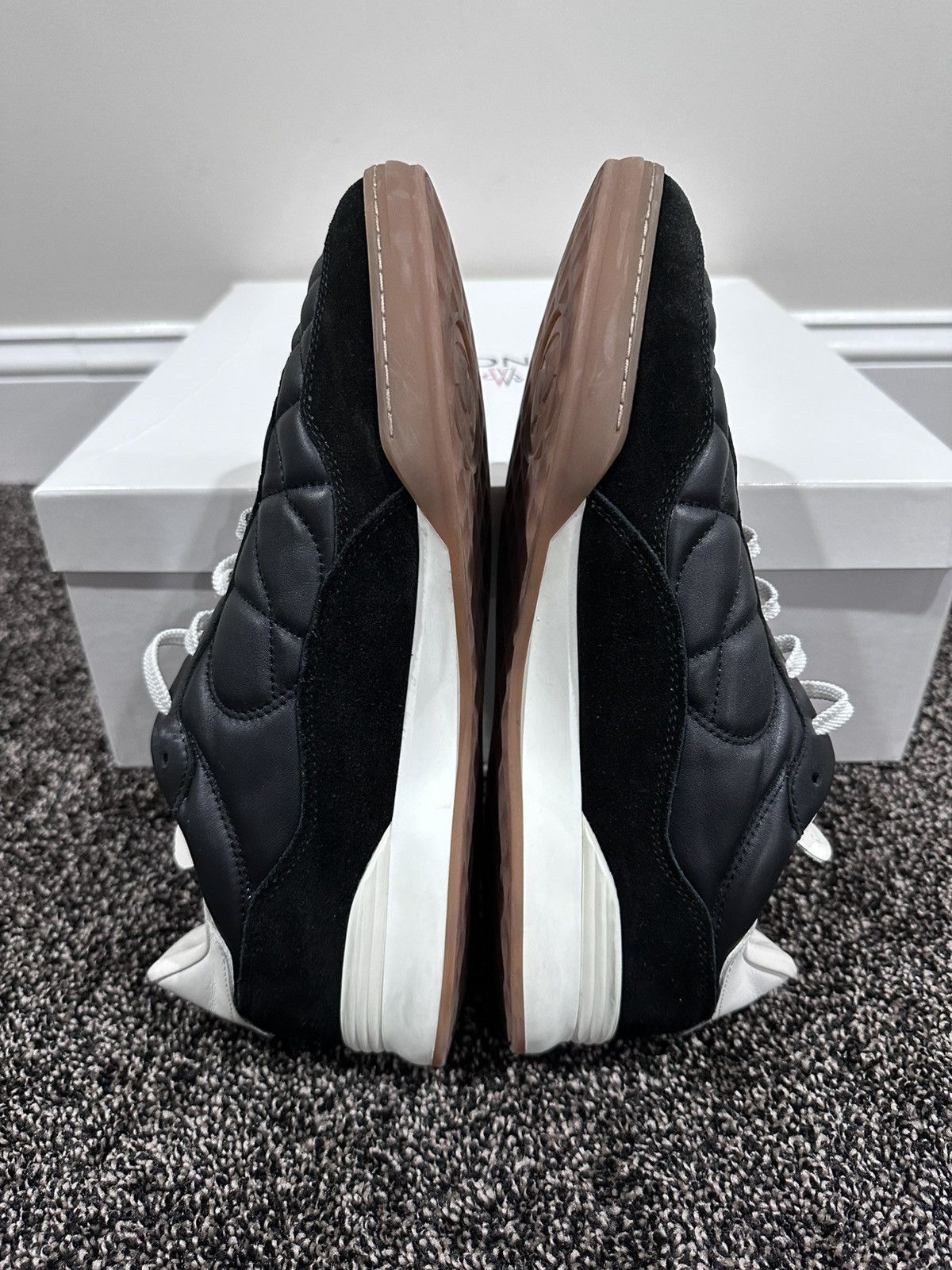 Chanel Chanel Leather / Suede Black Quilted 2023 Low Top Sneakers Size US 11 / EU 44 - 8 Thumbnail