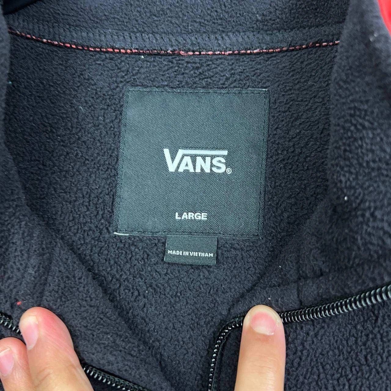 Vans Vans Sweatshirt Men Fleece Long Sleeve Quarter Zip Pocket L Size US L / EU 52-54 / 3 - 5 Thumbnail