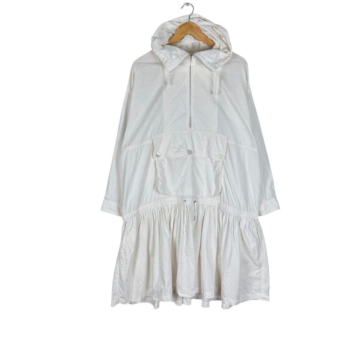 Issey Miyake 🔥80s ISSEY MIYAKE HOODIE ANORAK GEDIK BAWAH JACKET Size M / US 6-8 / IT 42-44 - 4 Thumbnail