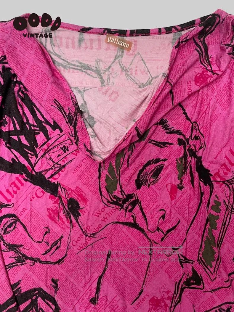John Galliano John Galliano Graffiti T-Shirt Dress Size US S / EU 44-46 / 1 - 5 Thumbnail