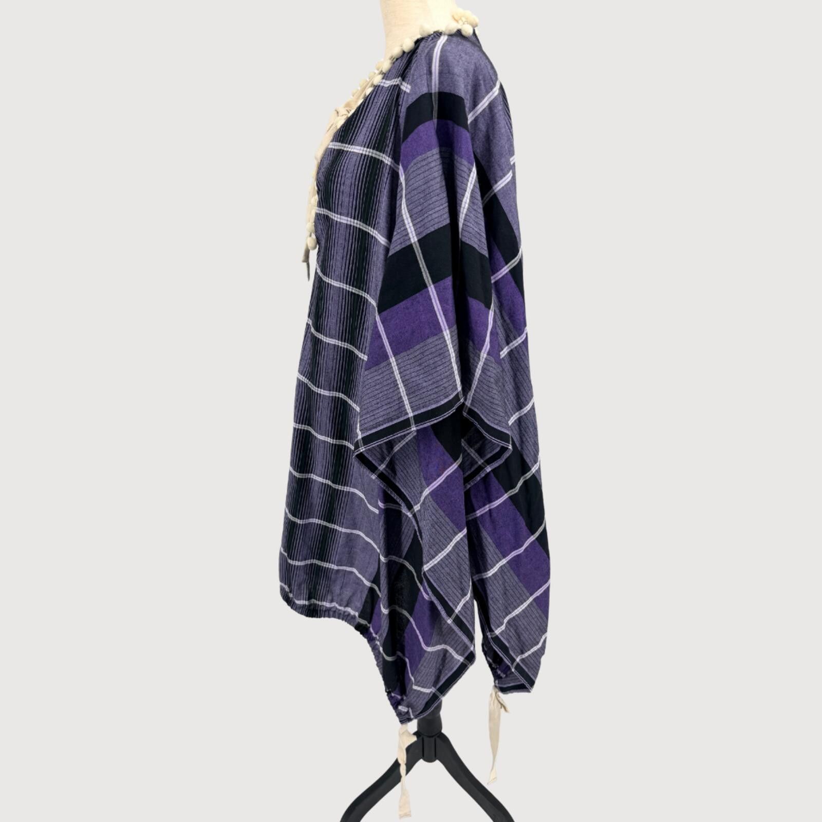 Other RTH Shop Pom Pom Cotton Caftan O/S Size ONE SIZE - 3 Thumbnail