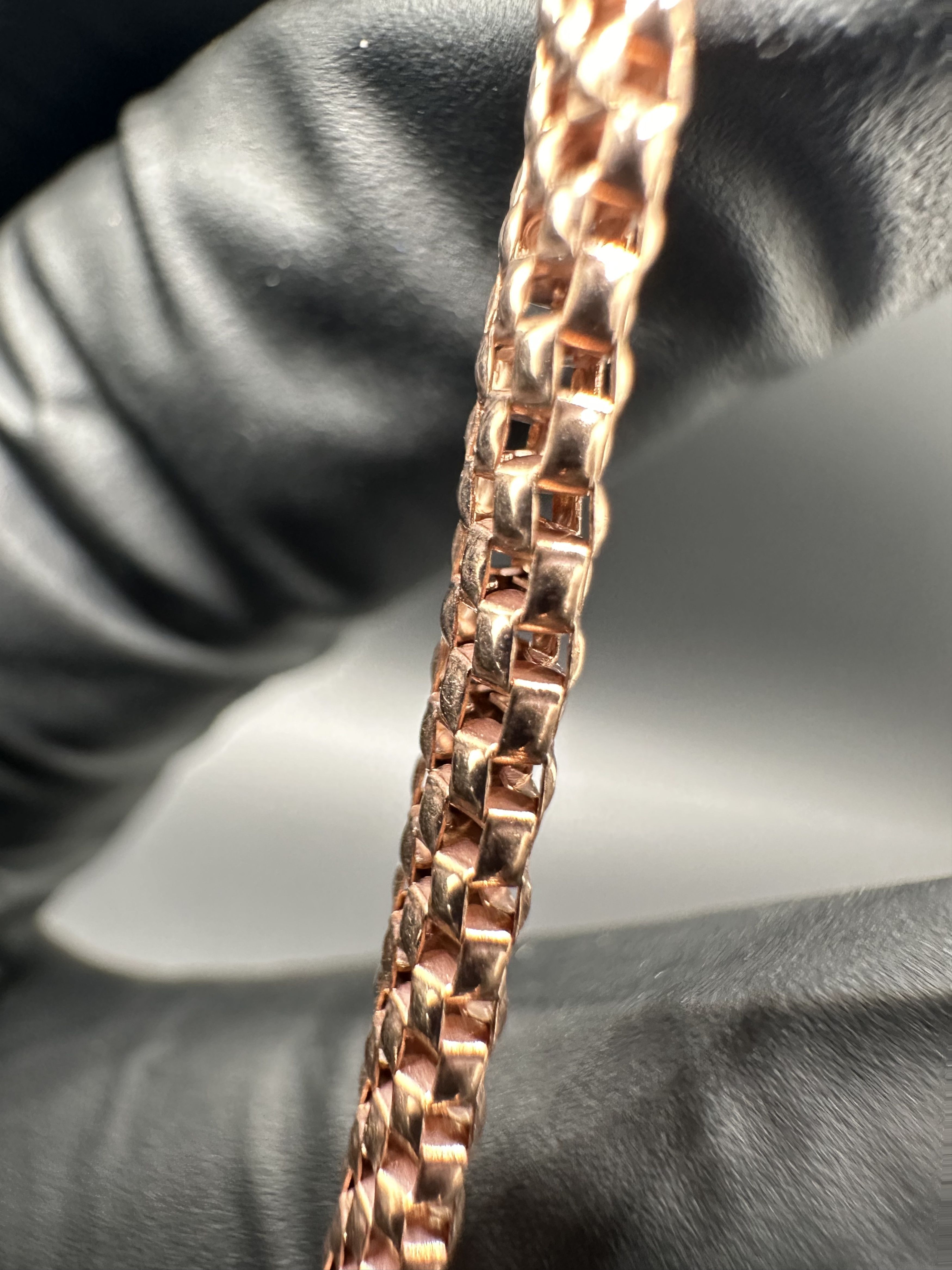 Jewelry ROSE GOLD OVER STERLING SILVER 925 MESH ADJUSTABLE BRACELET Size ONE SIZE - 2 Thumbnail