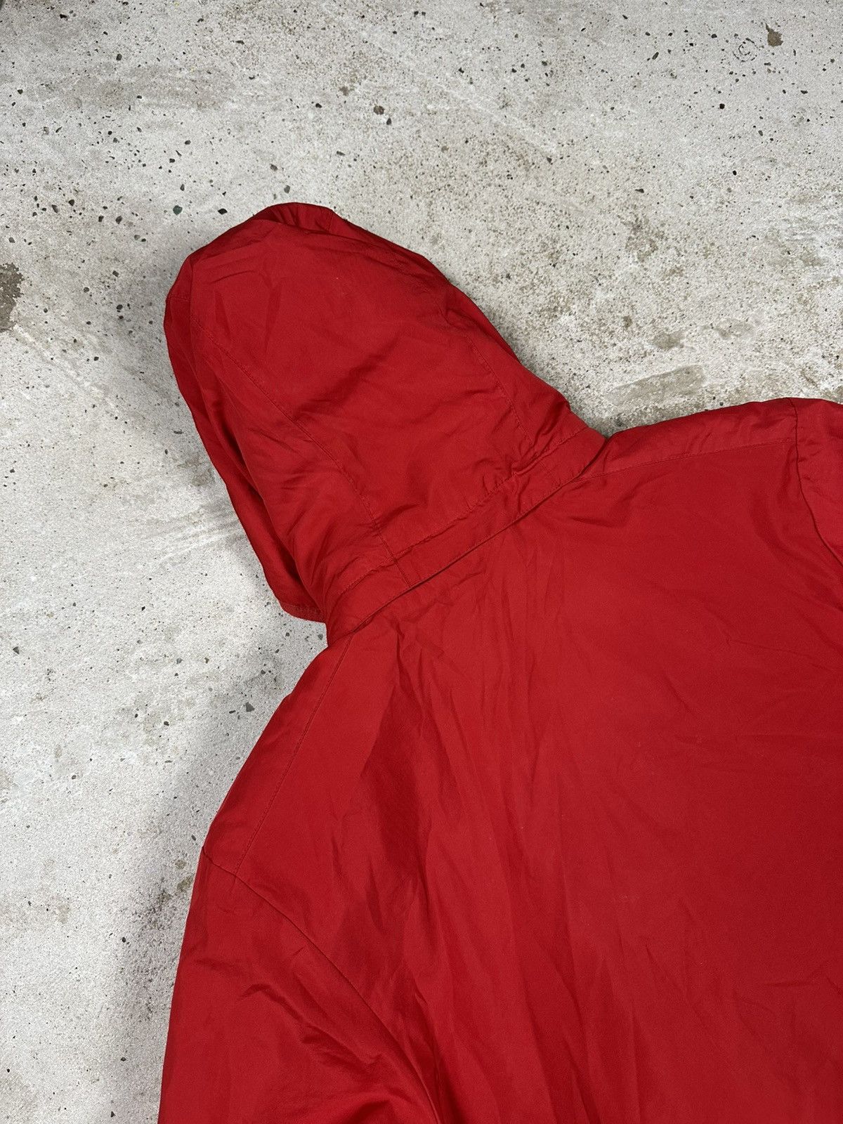 Nike × Vintage Vintage Y2K Nike Red Hooded Track Jacket Swoosh Size US L / EU 52-54 / 3 - 15 Thumbnail