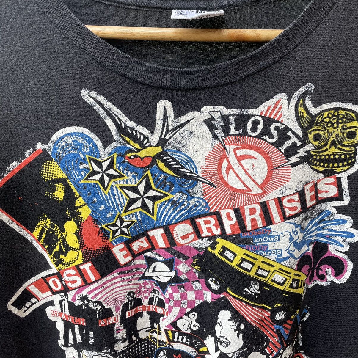 Lost Enterprises × Welcome Skateboards 🔥Lost Enterprises Search Destroy Skate Punk Sun Faded Tee Size US XL / EU 56 / 4 - 4 Thumbnail