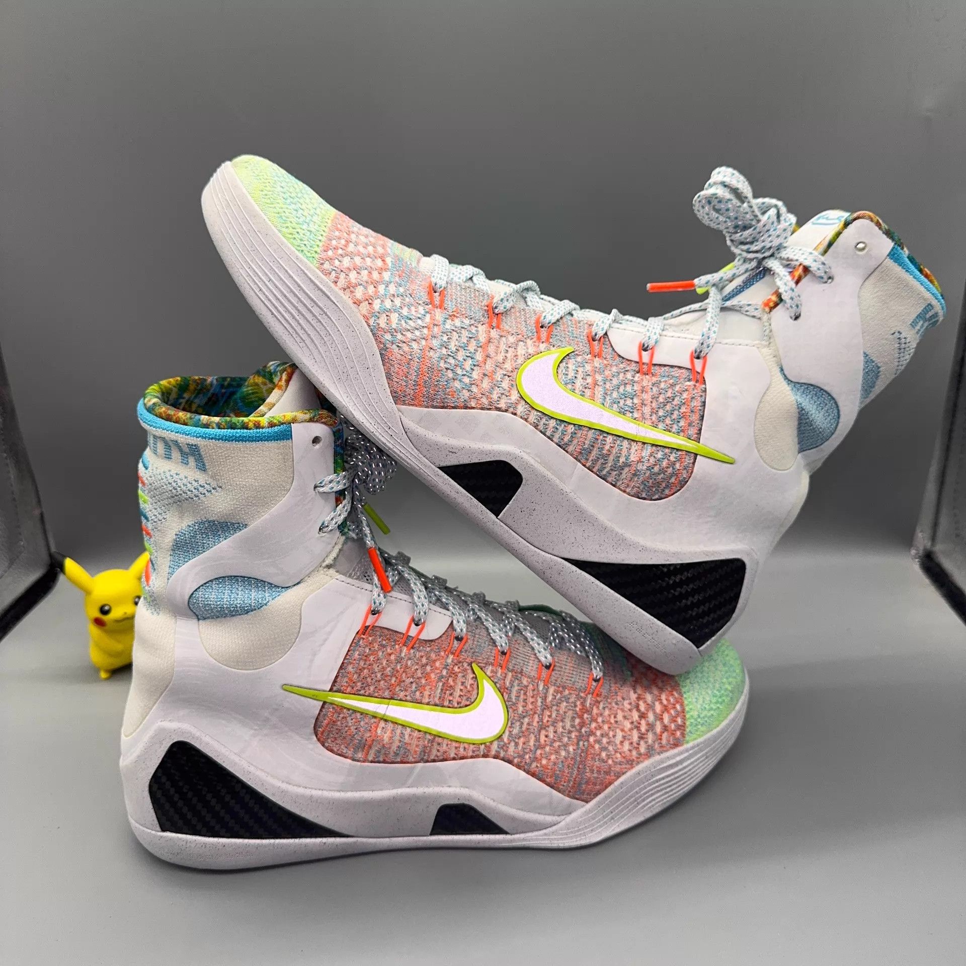 Nike Nike Kobe 9 White/Orange/Green 45 Size US 12 / EU 45 - 5 Thumbnail