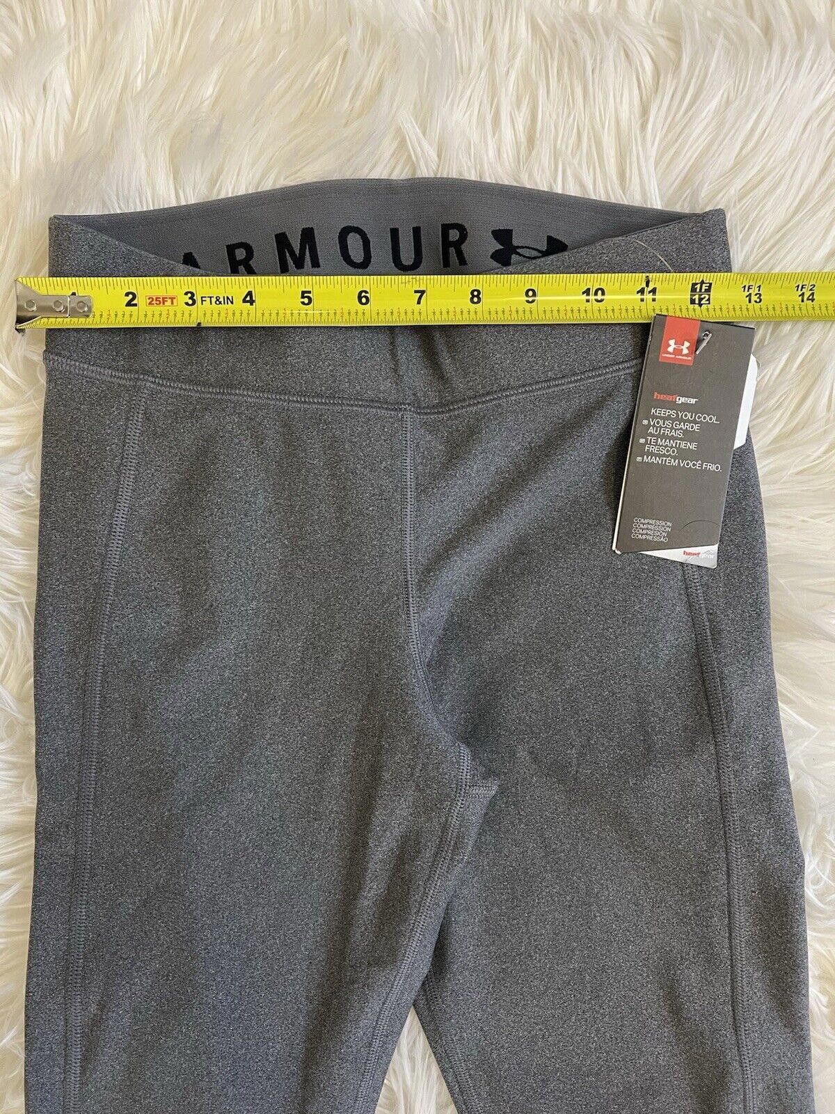 Under Armour NWT Women's Under Armour Capri Leggings Gray Medium M Size 32" / US 10 / IT 46 - 8 Thumbnail