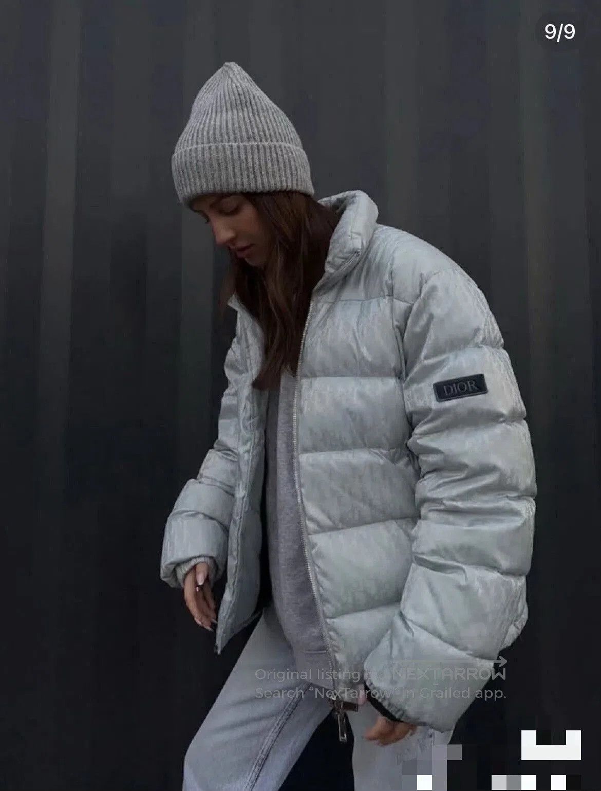 Dior Dior Silver Full Logo Down Jacket. Size US S / EU 44-46 / 1 - 6 Thumbnail