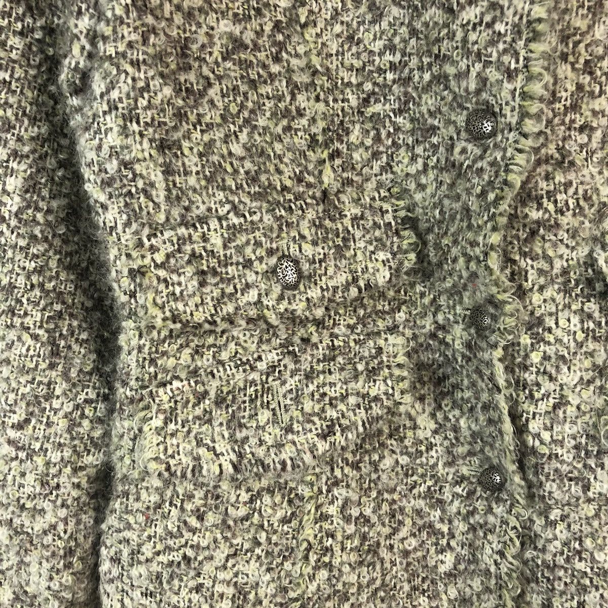 Japanese Brand Eterno Bellezza italy Green Cardigan Knitwear #A2011 Size XS / US 0-2 / IT 36-38 - 9 Thumbnail