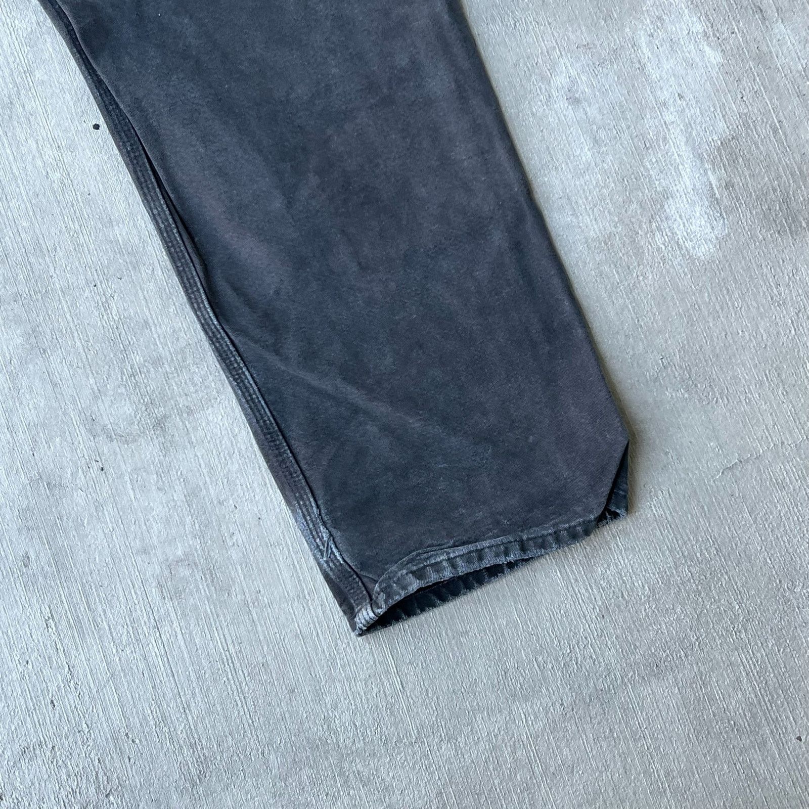 Carhartt × Vintage Carhartt faded black double knee work wear carpenter pants Size US 38 / EU 54 - 10 Thumbnail