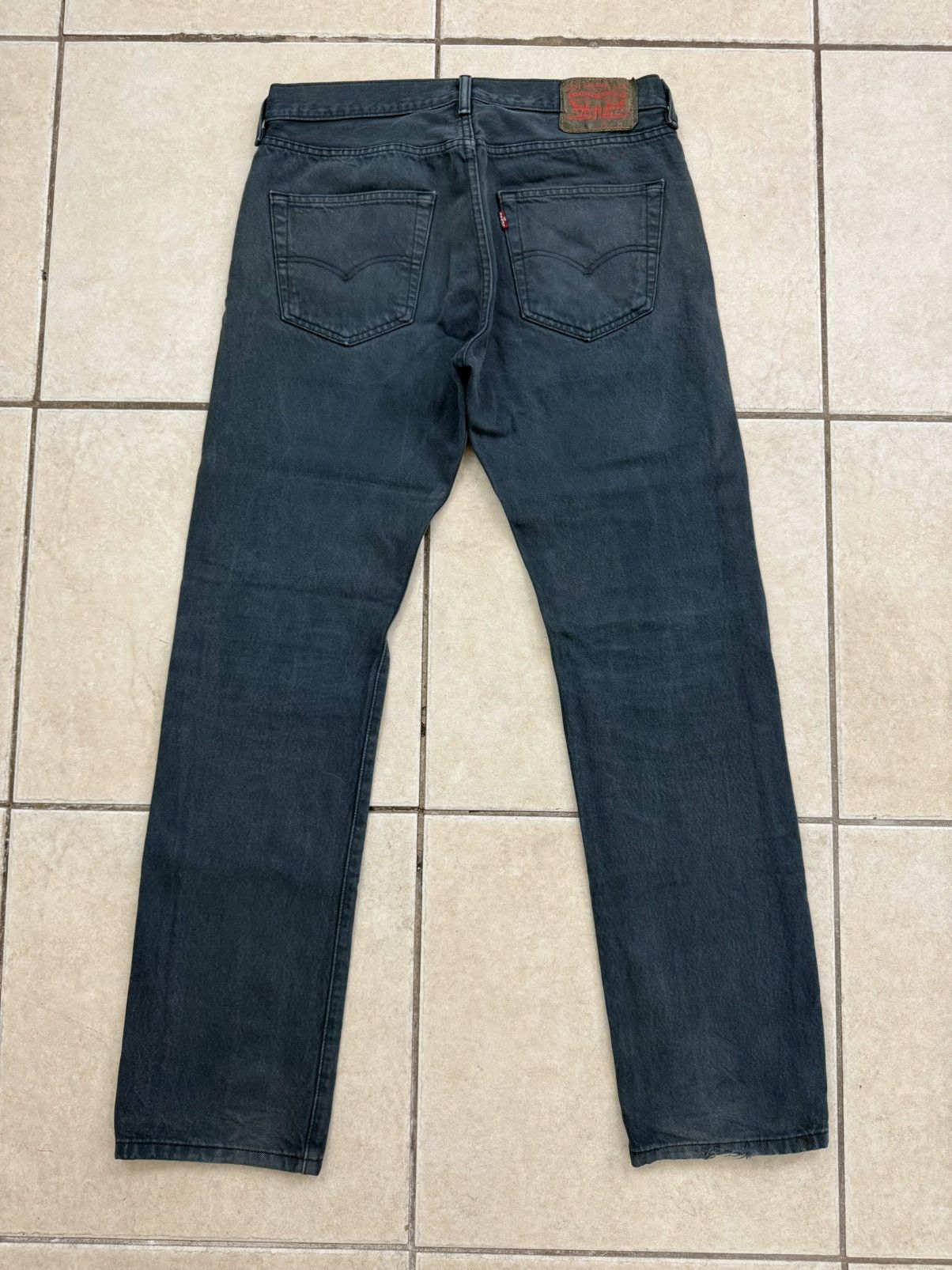 Levi's Levi’s 501 Denim Jeans Button Fly Blue Size 32 X 32 Size US 32 / EU 48 - 4 Thumbnail