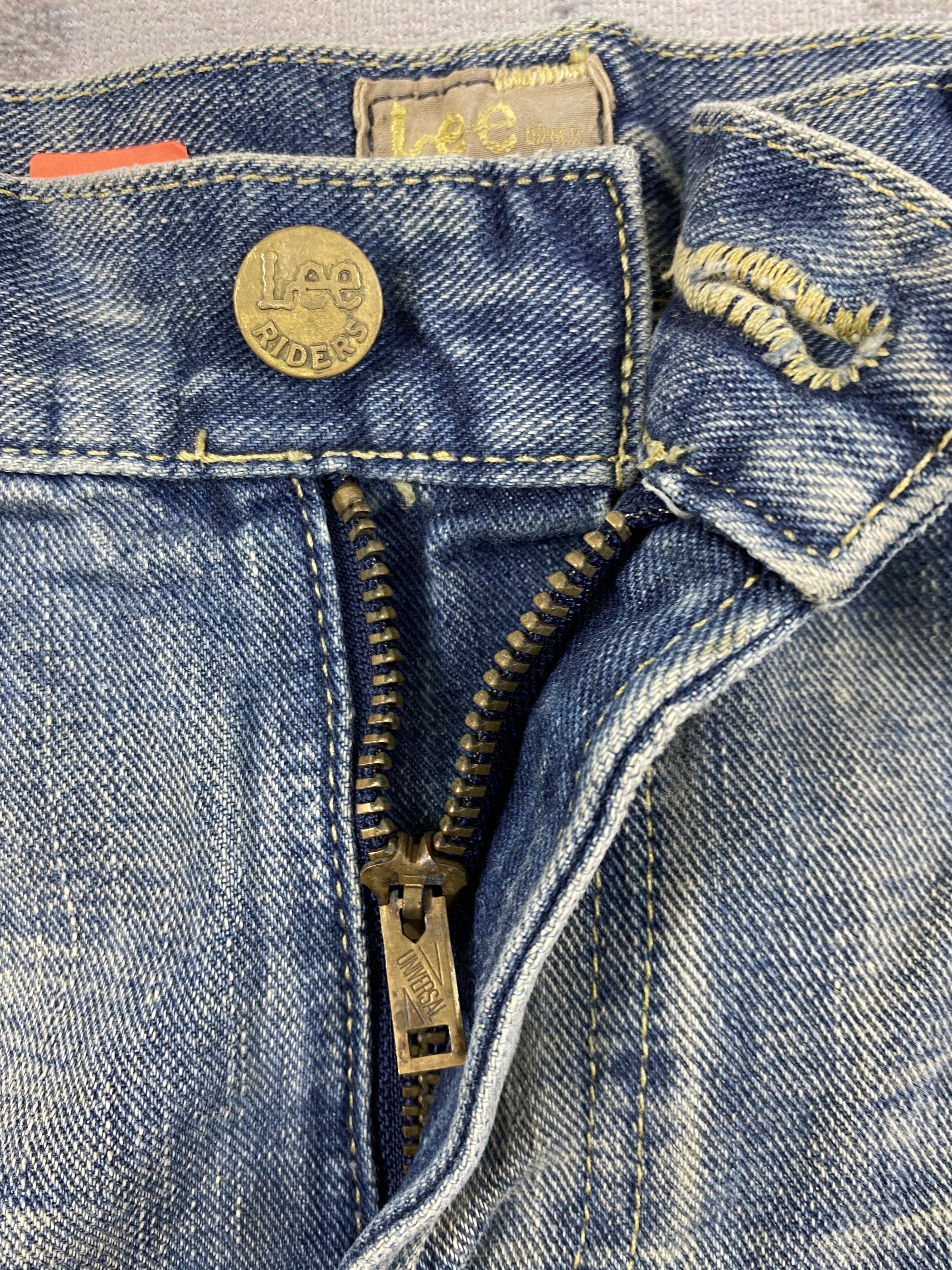 If Six Was Nine Redline Dirty Blue Vintage Lee Jeans 33x33 Denim- JN3660 Size US 33 - 6 Thumbnail