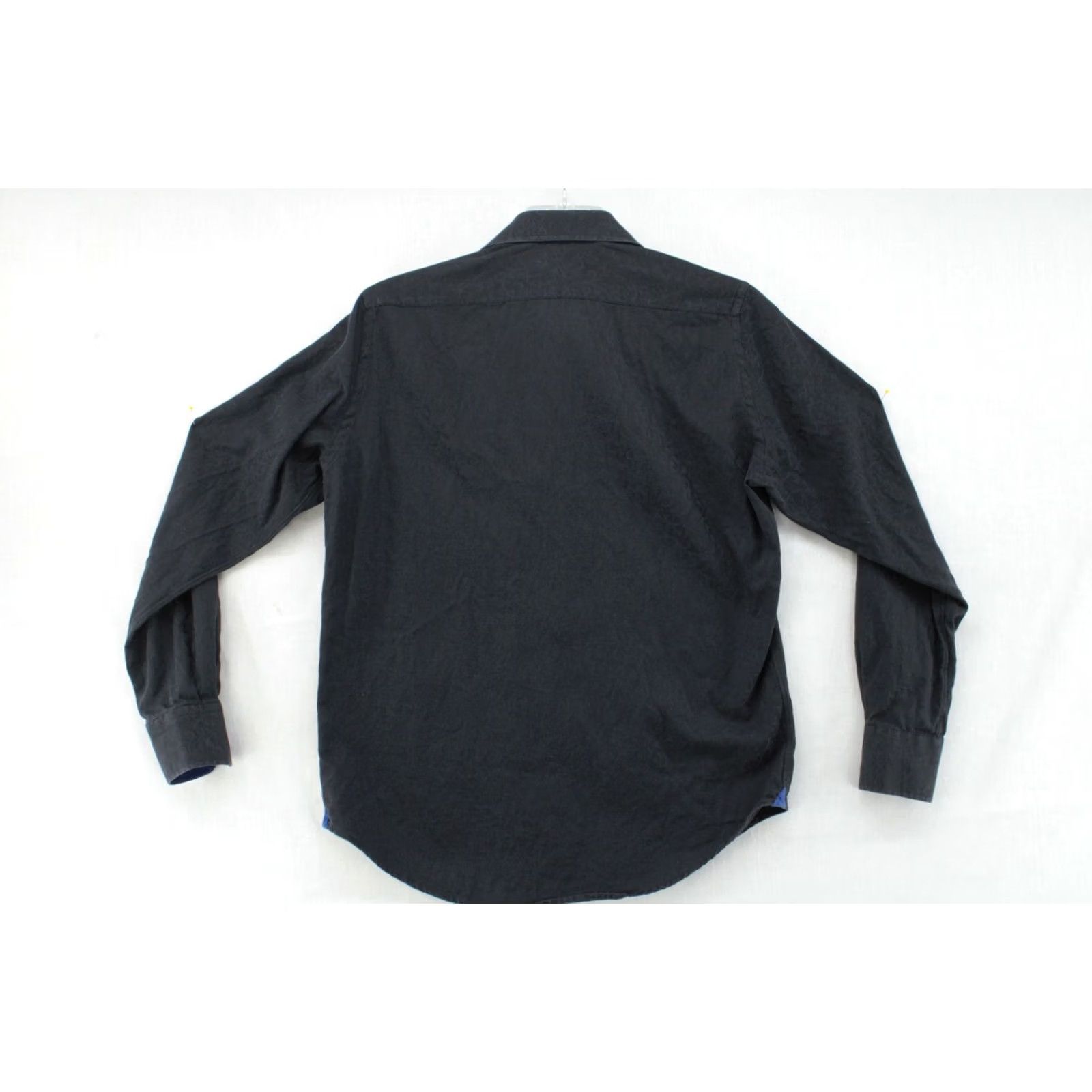 Robert Graham Robert Graham Shirt Mens Medium 15.5 Black Flip Cuff Embroidered Preppy Designer Wearable Art Shirt Bagde? Size US M / EU 48-50 / 2 - 2 Thumbnail