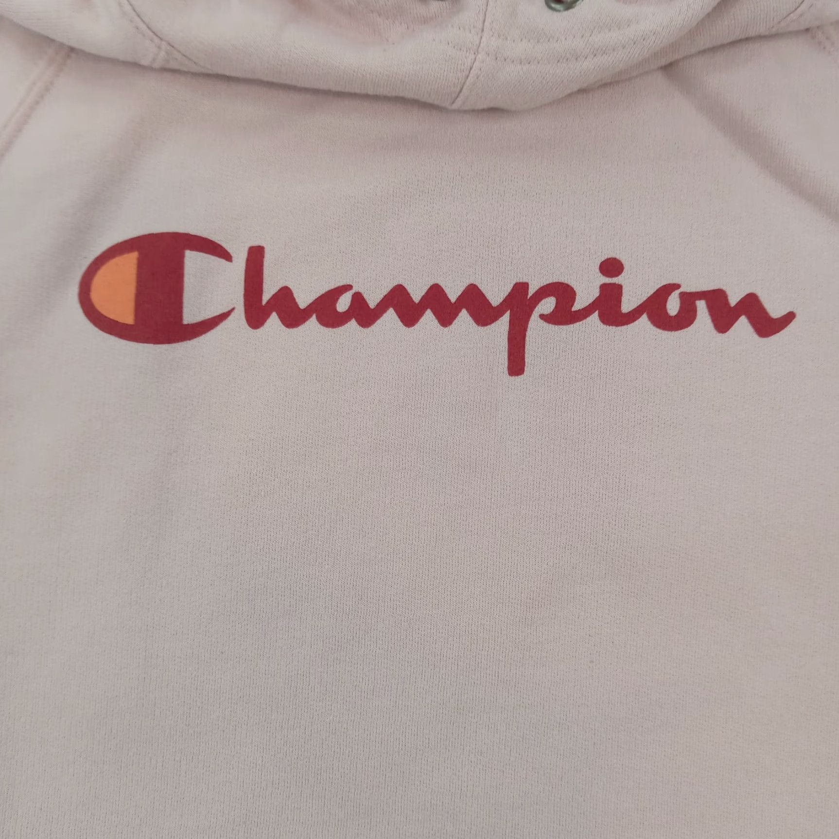 Champion Champion Hoodie Womens Medium Pink Sweatshirt Casual Pullover Size M / US 6-8 / IT 42-44 - 6 Thumbnail