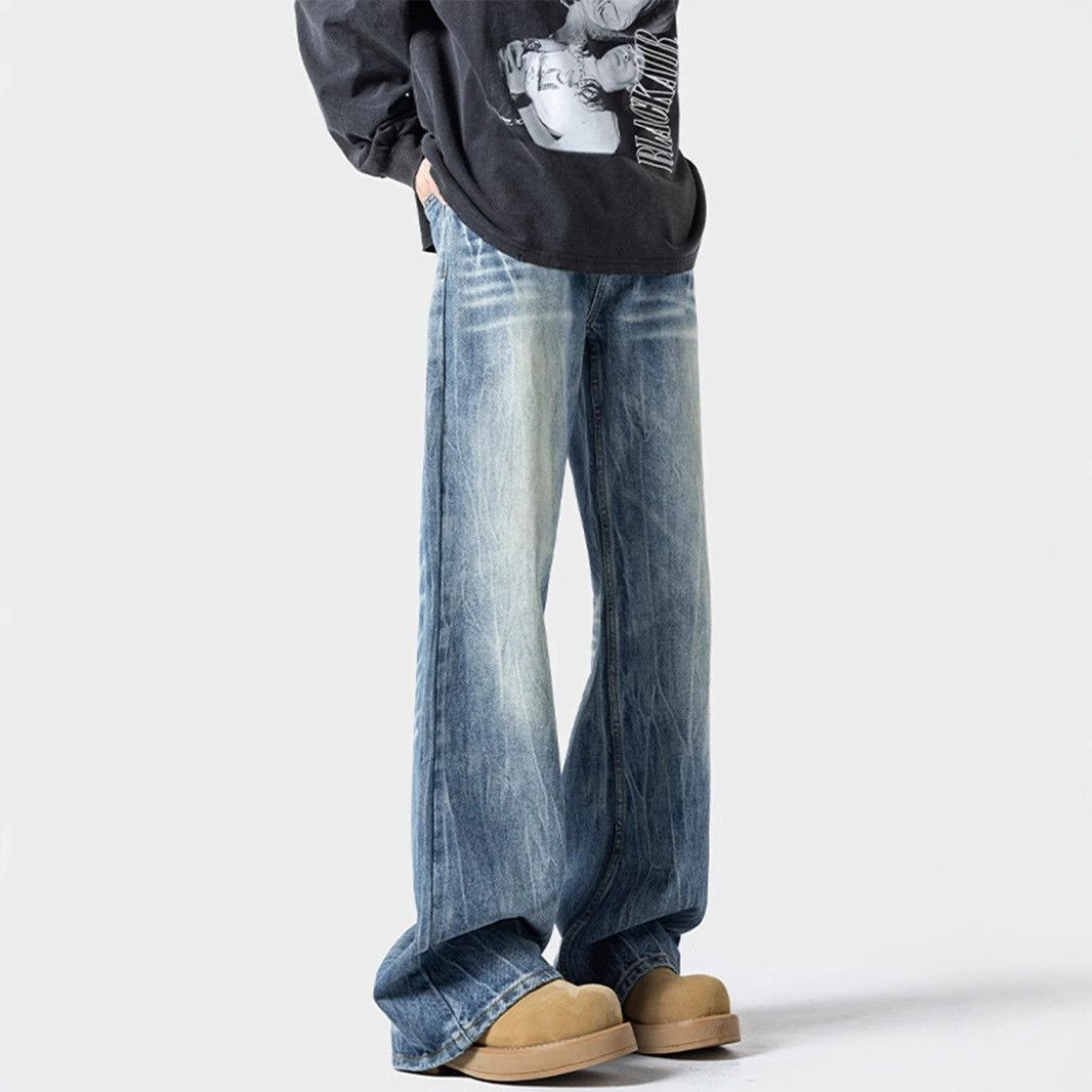Jean High street washed American lightning distressed jeans Size US 32 / EU 48 - 4 Thumbnail