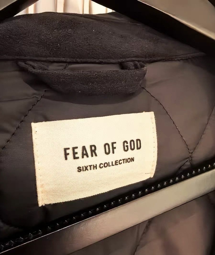 Fear of God Fear of God 6th Collection, suede black quilted jacket Size US L / EU 52-54 / 3 - 4 Thumbnail