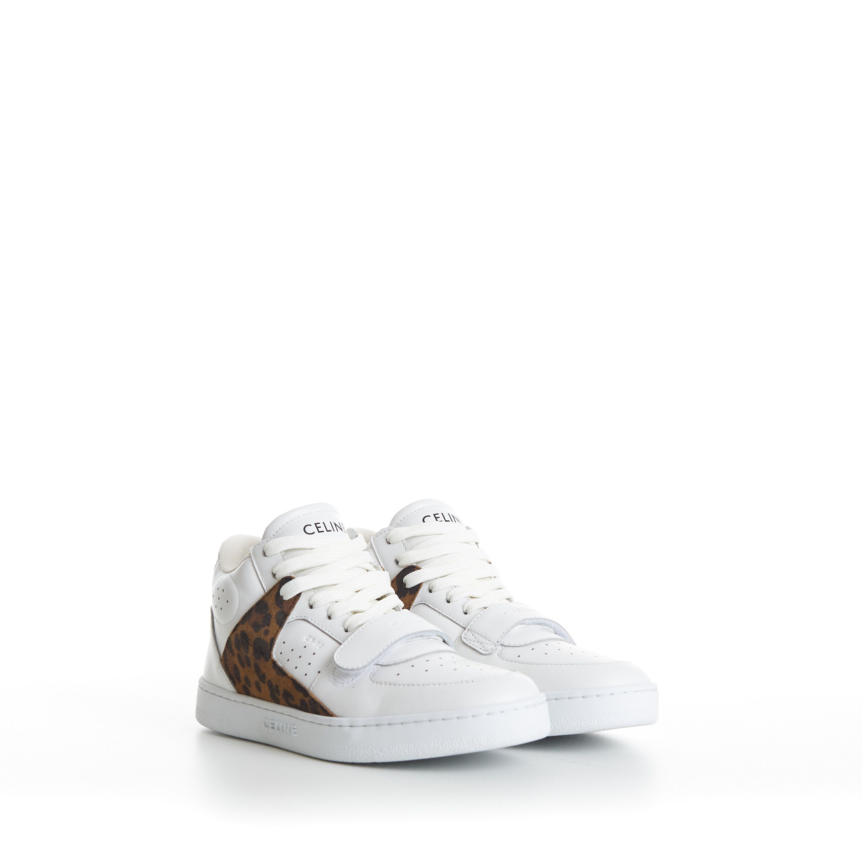 Celine CT-02 Celine Trainer Mid Sneaker With Scratch In Calfskin Size US 6 / IT 36 - 1 Thumbnail