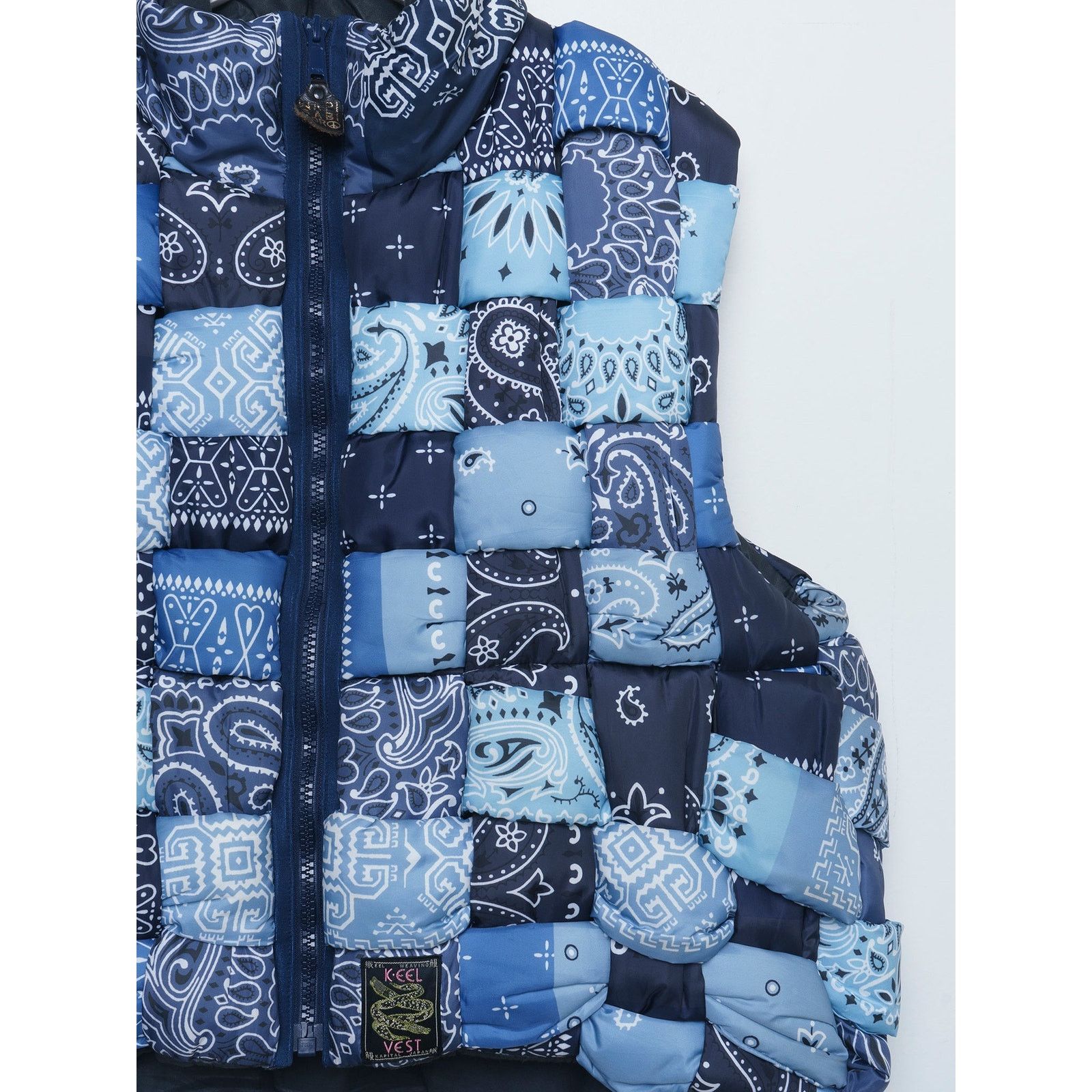 Kapital Quilted Bandana Keel Vest Size US M / EU 48-50 / 2 - 2 Thumbnail