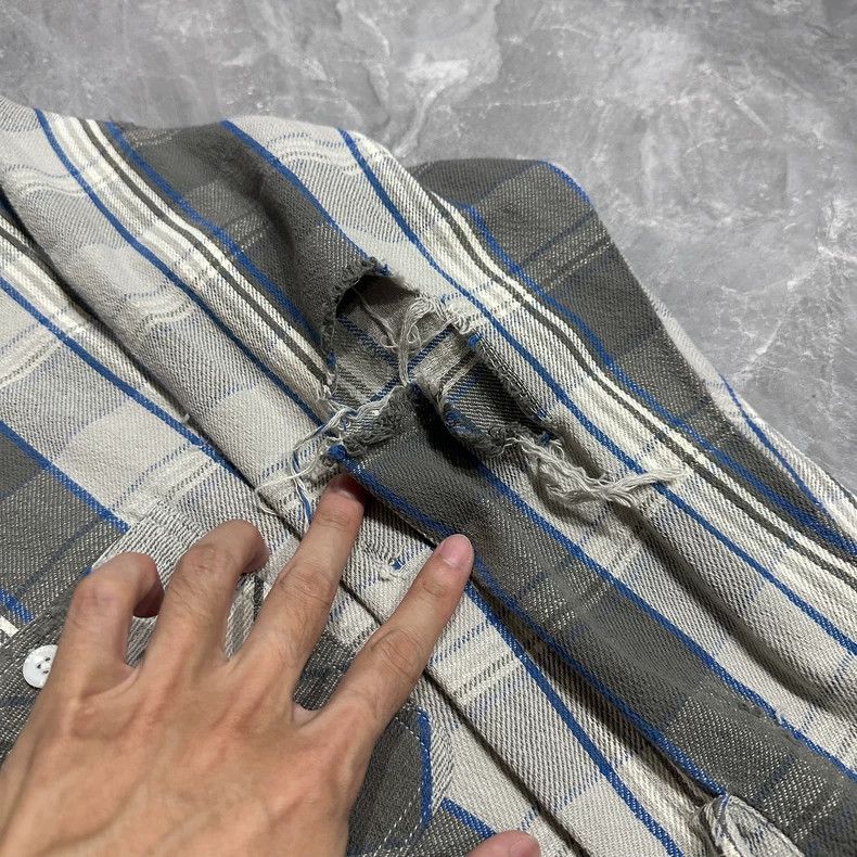 Saint Michael Saint Michael Checked long-sleeved shirt Size US L / EU 52-54 / 3 - 4 Thumbnail