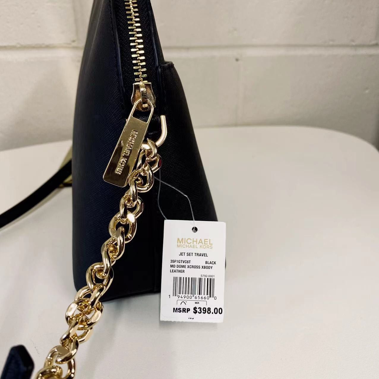 Michael Kors Michael Kors 35F1GTVC6T Jet Set Travel Dome Crossbody Bag Size ONE SIZE - 7 Thumbnail