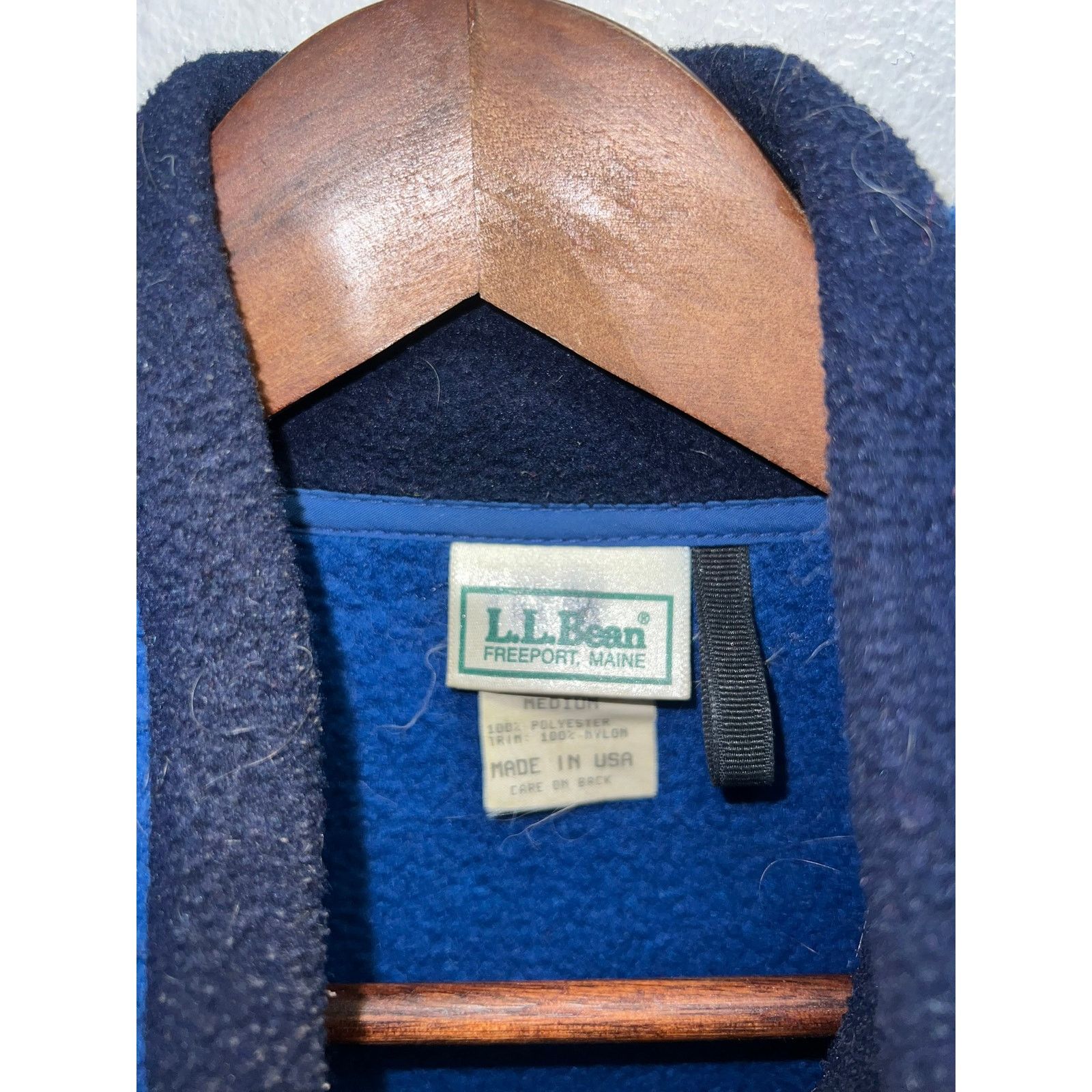 Vintage Vintage Womens LL Bean Fleece Jacket Sweatshirt USA VTG M Size M / US 6-8 / IT 42-44 - 6 Thumbnail