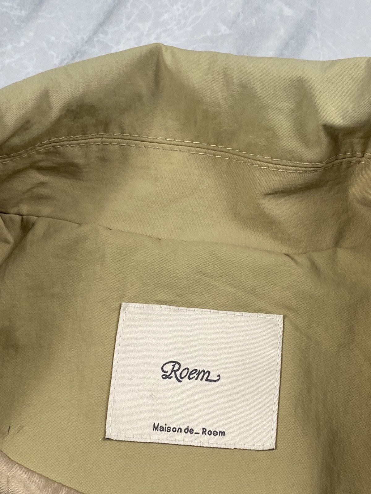 Japanese Brand Maison de_Roem Light Cropped Trench Coat Size M / US 6-8 / IT 42-44 - 8 Thumbnail