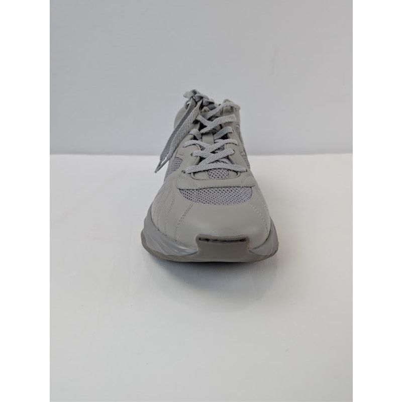 Gucci o1rshd1 Leather Ripple Low Top Sneaker in Grey Size US 12.5 / EU 45-46 - 14 Thumbnail