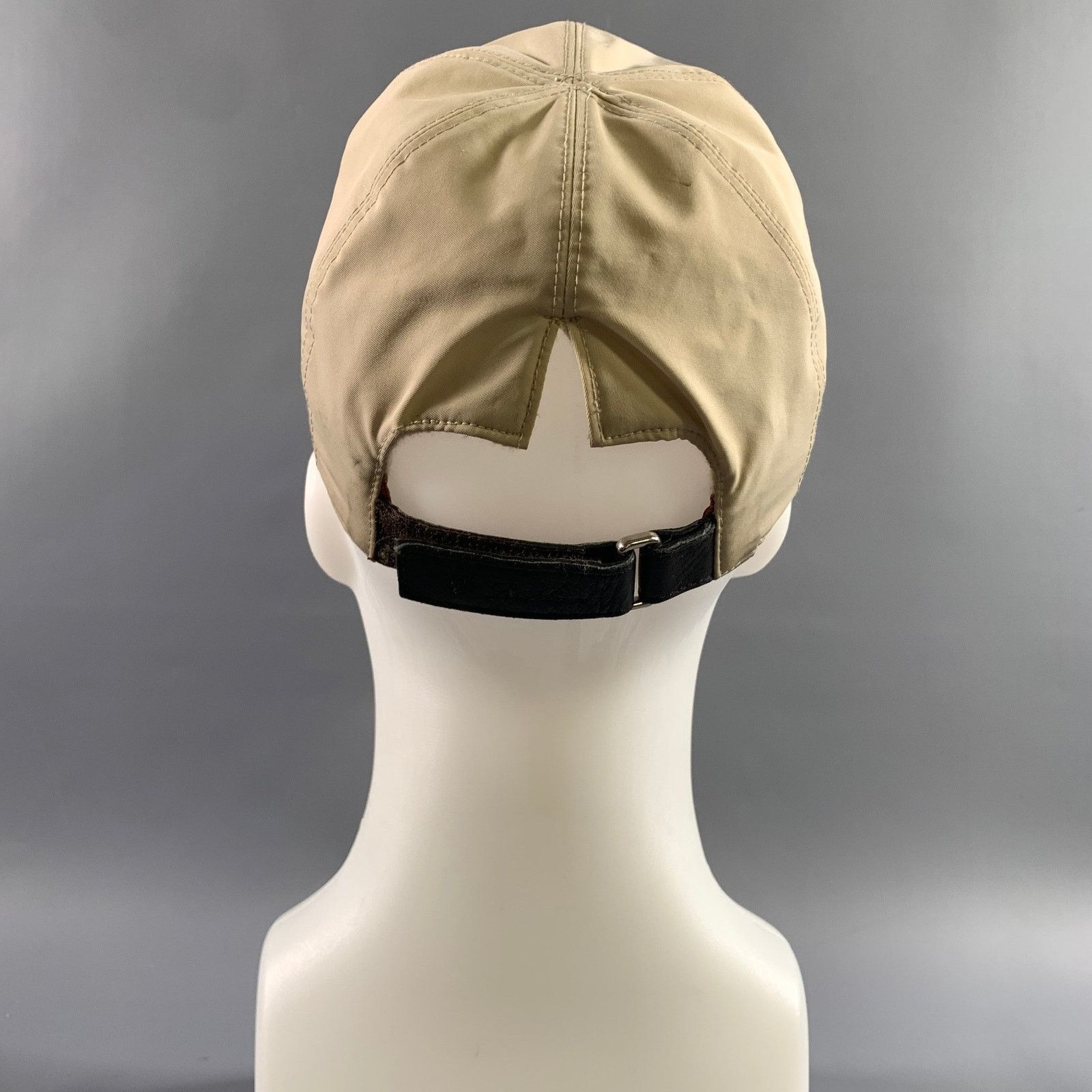 Loro Piana LORO PIANA Size S Khaki Solid Polyester Hats Size ONE SIZE - 3 Thumbnail