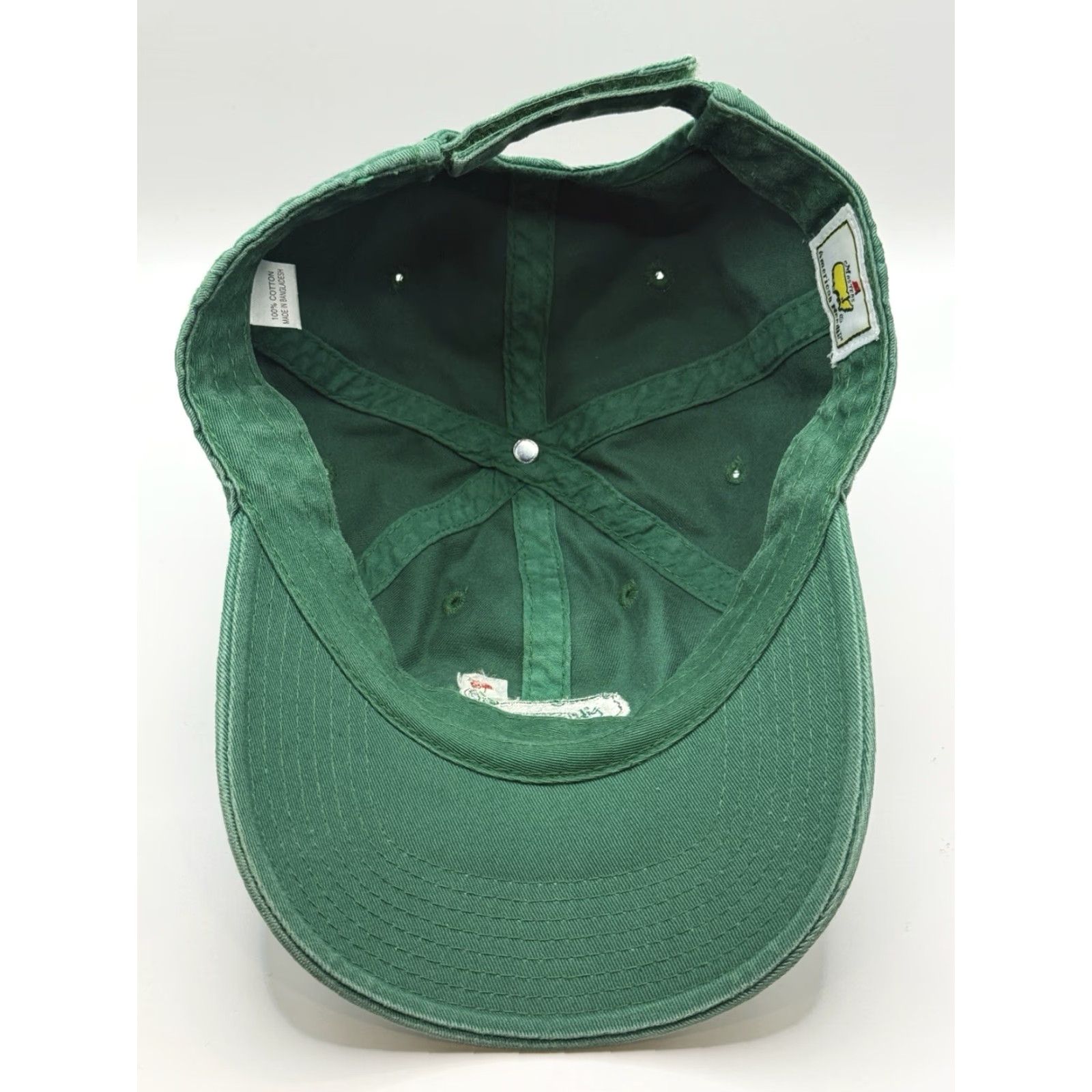 American Needle VINTAGE American Needle Golf Hat Cap Men One Size Adjustable Green Canvas 90s Golf Tournament Size ONE SIZE - 4 Thumbnail