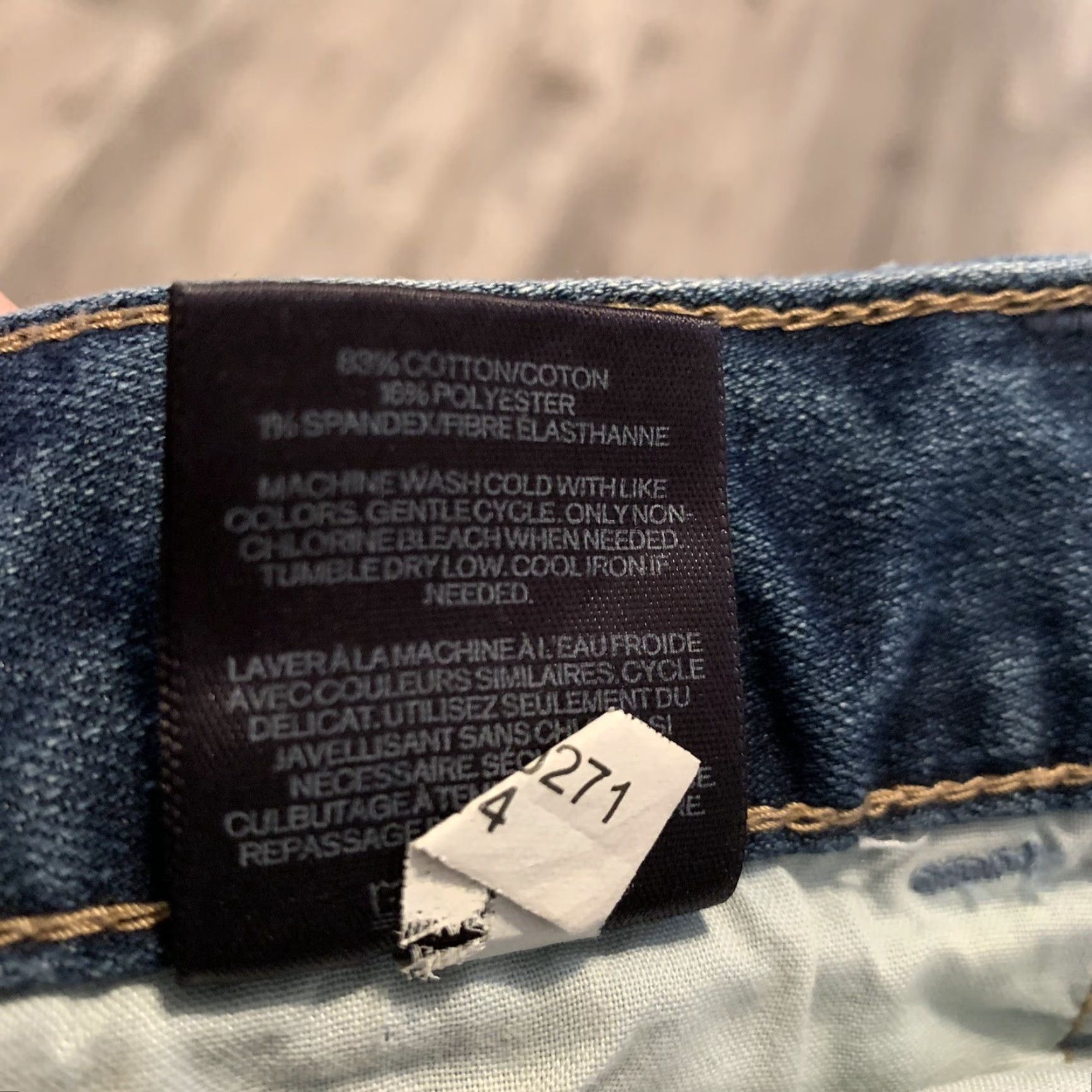 Express Express Jeans Womens 6 Stella Cropped Skinny Low Rise Medium Wash Side Stripe Size 28" / US 6 / IT 42 - 6 Thumbnail