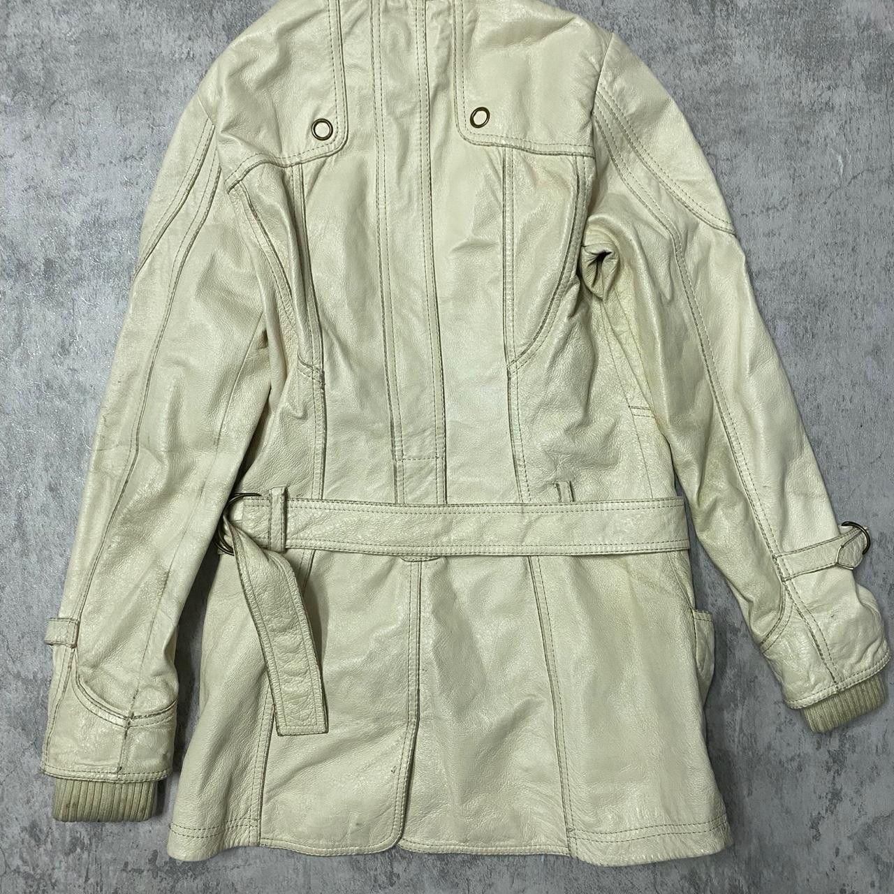 Other Cream Vero Moda jacket with zip up pockets and belt #jacket Size S / US 4 / IT 40 - 6 Thumbnail