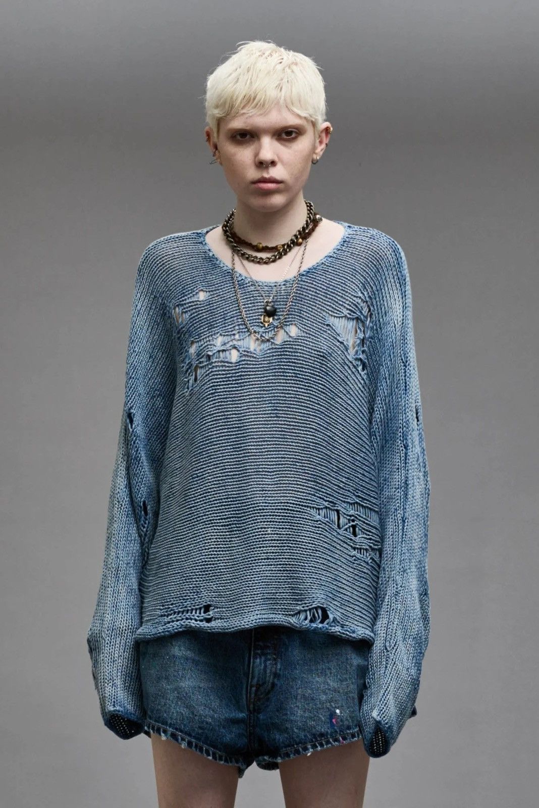 R13 Boyfriend crewneck. Small Size S / US 4 / IT 40 - 1 Thumbnail