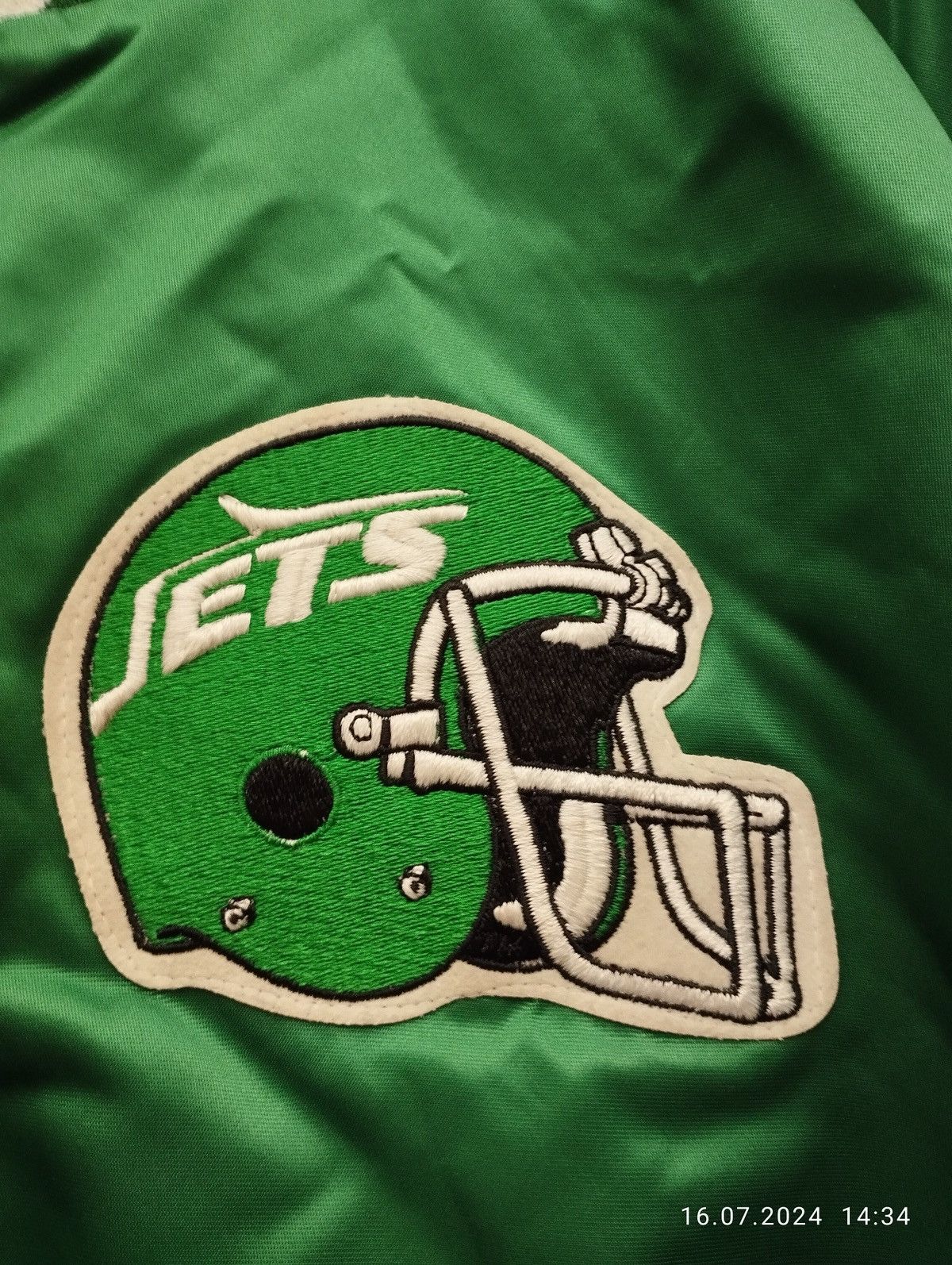 Chalk Line × Vintage Vintage New York Jets Chalk Line Jacket Satin Snap Button Size US XXL / EU 58 / 5 - 13 Thumbnail