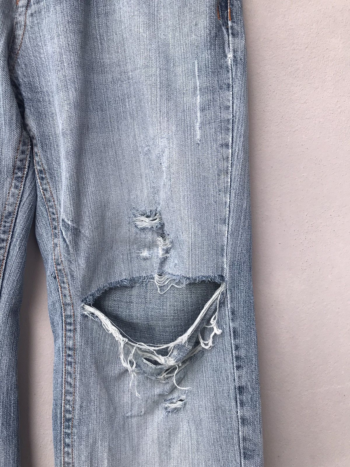 Vintage Vintage Distressed Japanese Brand Denim Pants Size US 33 - 4 Thumbnail