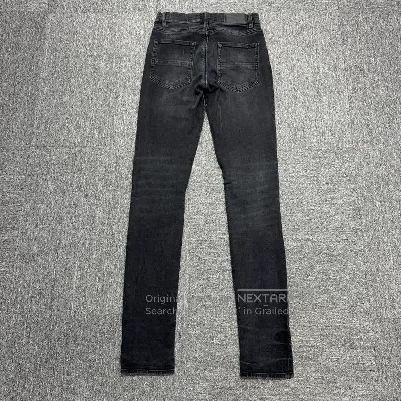 Amiri Amiri Size 29 Black leather patch jeans Size US 29 - 3 Thumbnail