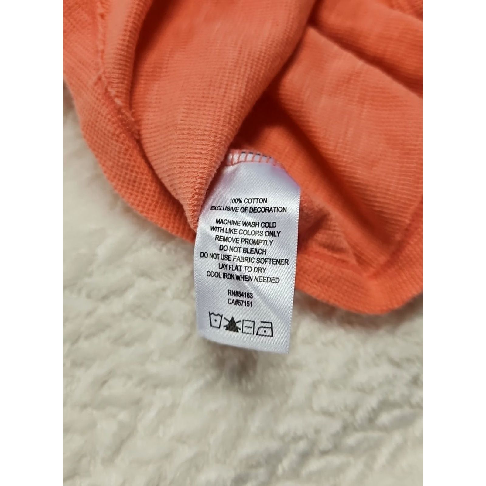 Calvin Klein VINTAGE Calvin Klein Top Women’s Large Casual Ragland Coral 3/4 Sleeve Crew Neck Pullover Knit Lightweight All Seasons Womens Size L / US 10 / IT 46 - 5 Thumbnail