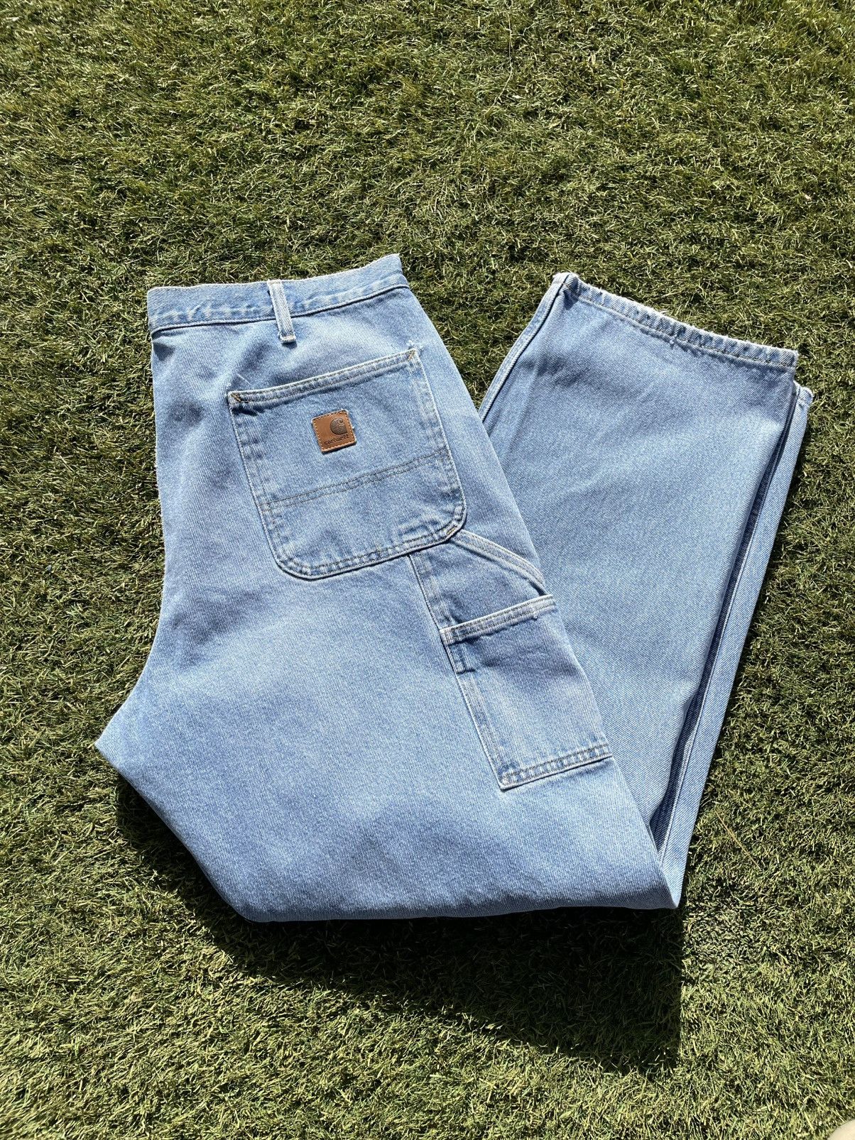 Carhartt Carhartt 38x32 B237 Loose Original Fit Jeans Carpenter Denim Size US 38 / EU 54 - 8 Thumbnail