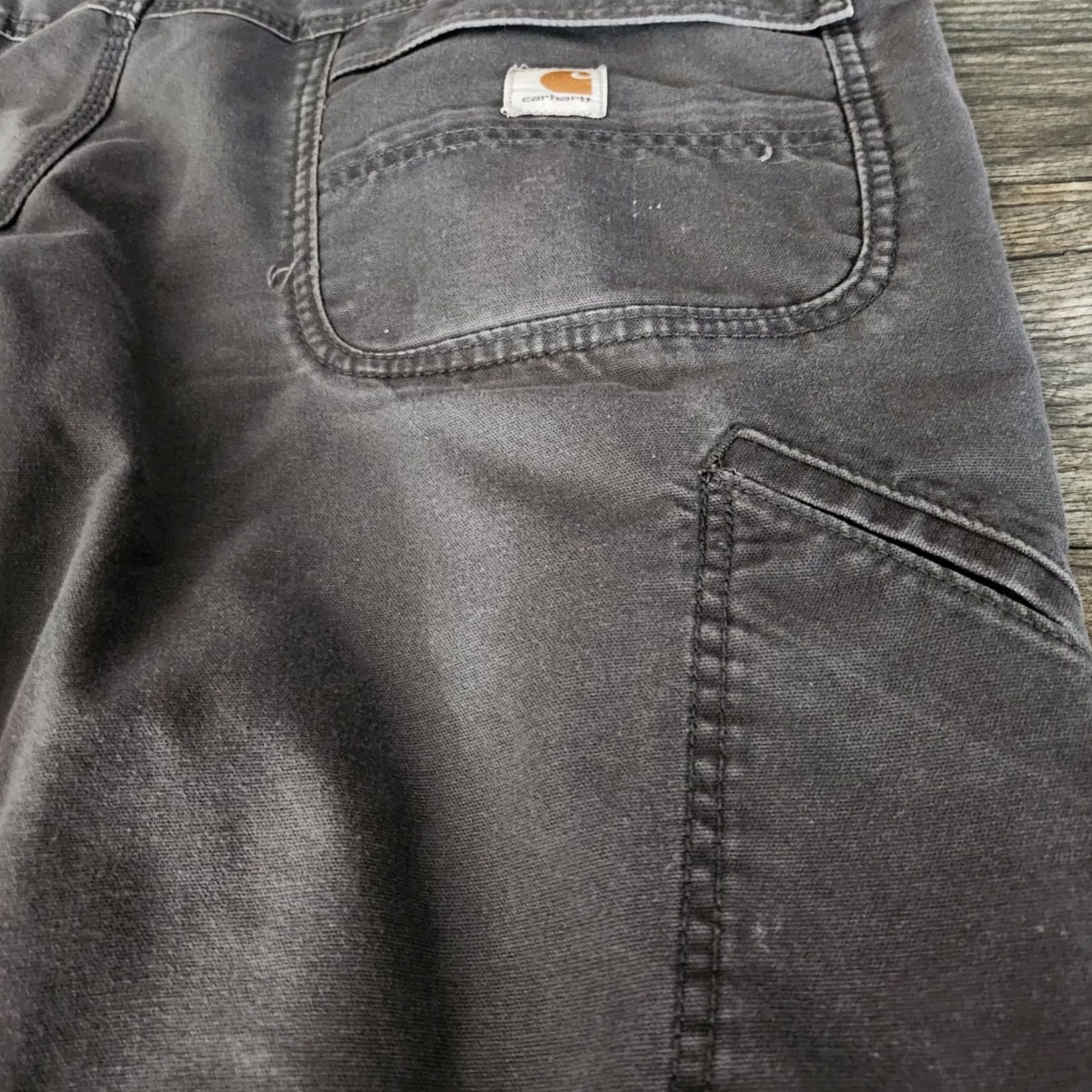 Carhartt Carhartt Full Swing Duck Cryder Pants Mens 42x30 Gray Carpenter Workwear 101709 Size US 42 / EU 58 - 5 Thumbnail