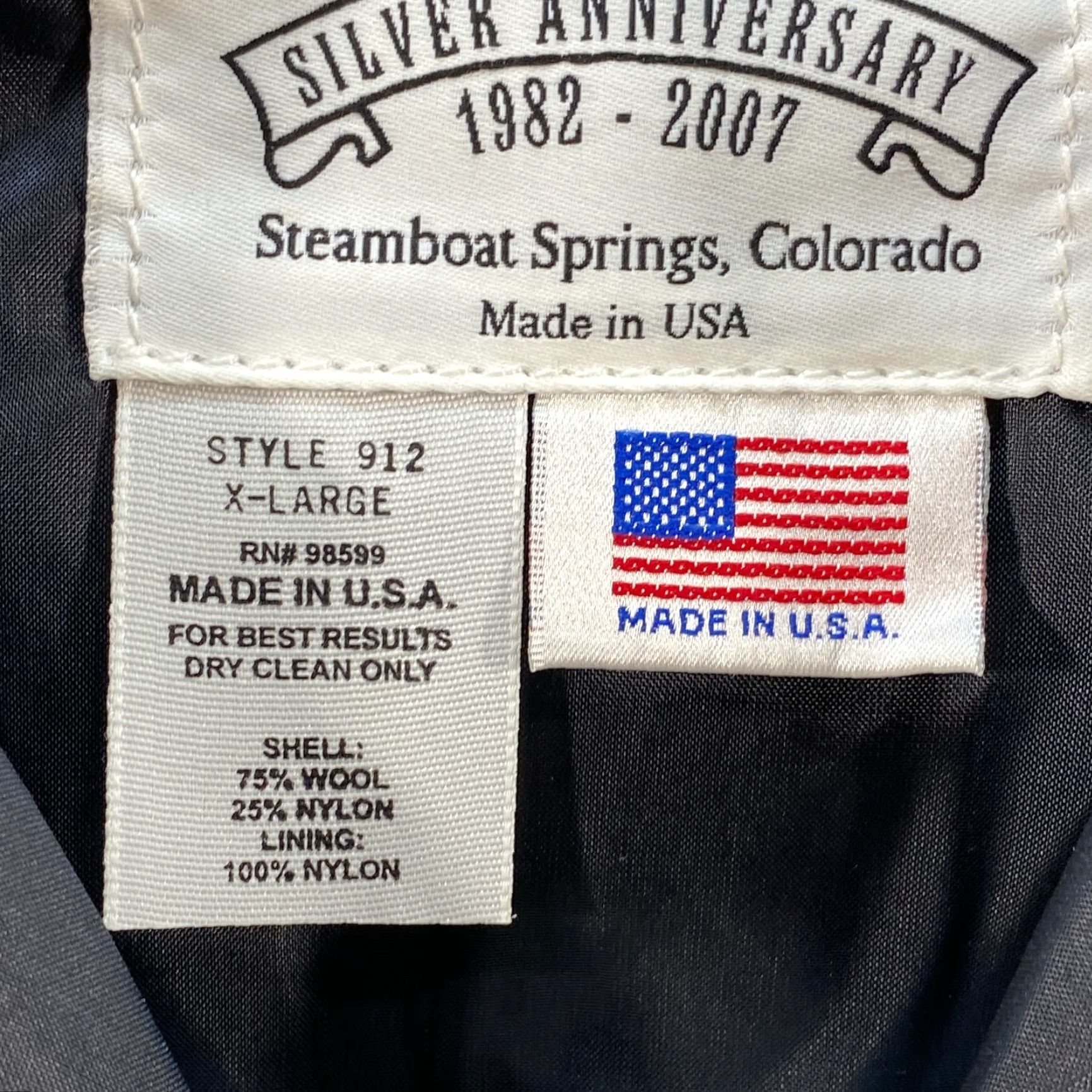 Vintage Schaefer Outfitter Western Wool Vest Mens XL Gray Zip Leather Collar Made USA Size US XL / EU 56 / 4 - 7 Thumbnail