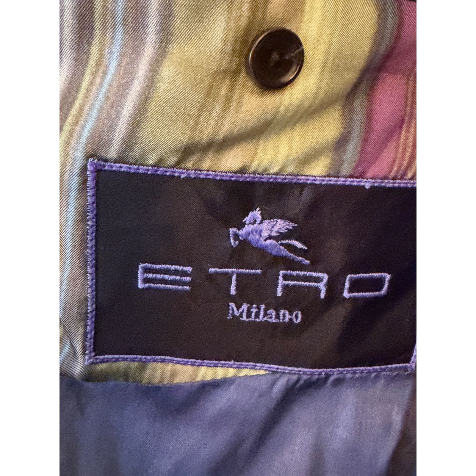 Etro Etro Grey Wool Blazer Size 48R - 3 Thumbnail