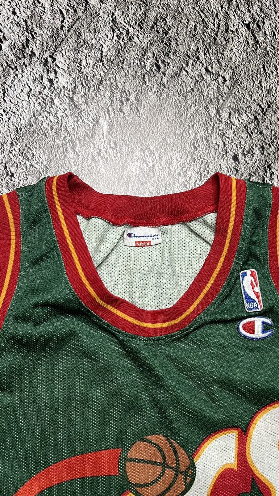 Champion RARE‼️Seattle Supersonics NBA Detlef Schrempf champion jersey Size US M / EU 48-50 / 2 - 6 Thumbnail