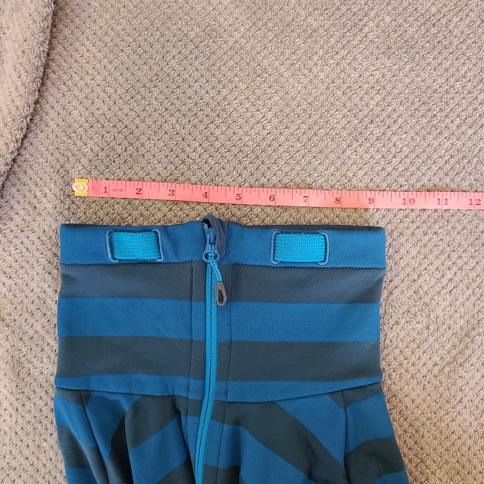 Mammut Mammut Blue & Navy Striped Turtleneck Jacket L, Women's Size L / US 10 / IT 46 - 18 Thumbnail