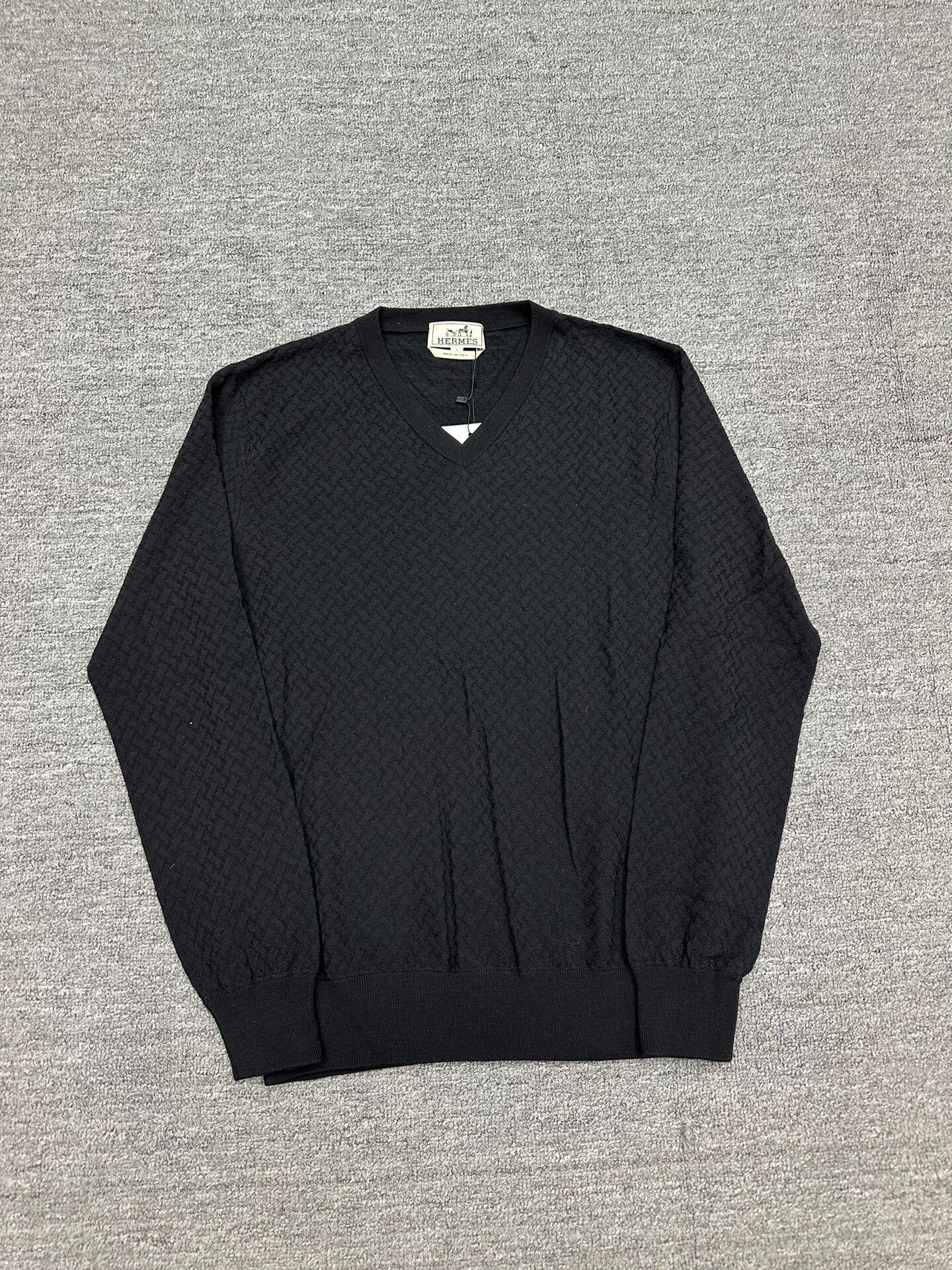 Hermes hermes black wool sweater size xs Size US XS / EU 42 / 0 - 1 Thumbnail