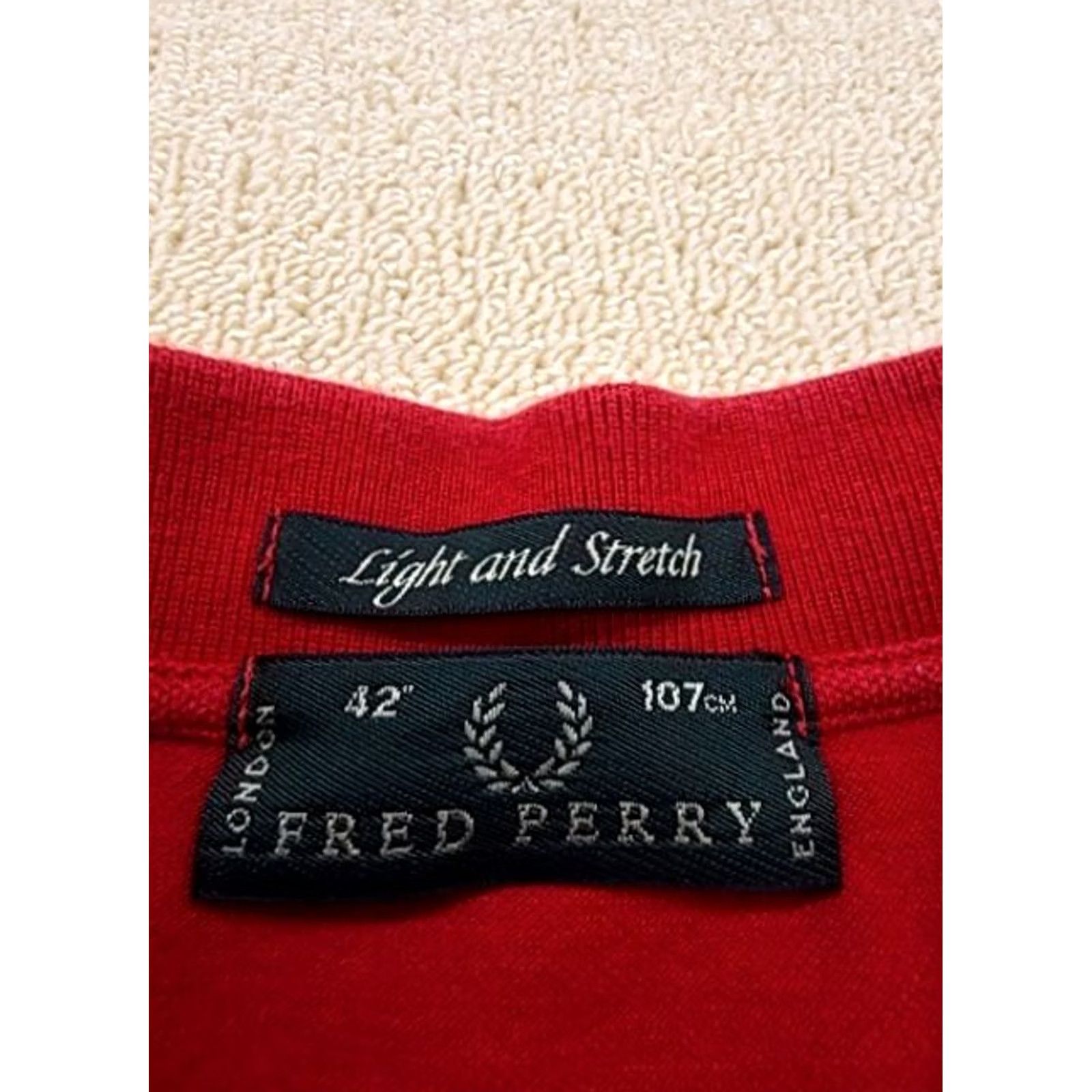 Fred Perry Fred Perry Twin Tipped Red Women’s Polo Shirt 42 Short Sleeve Striped Pattern Polo Shirt Women’s Size M / US 6-8 / IT 42-44 - 3 Thumbnail